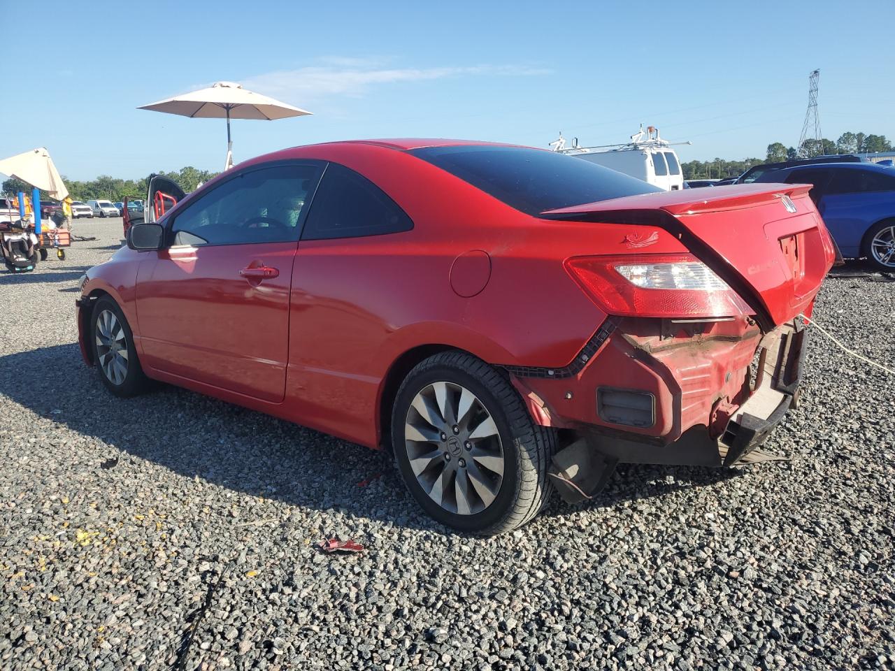 2010 Honda Civic Ex Red vin: 2HGFG1B80AH518302