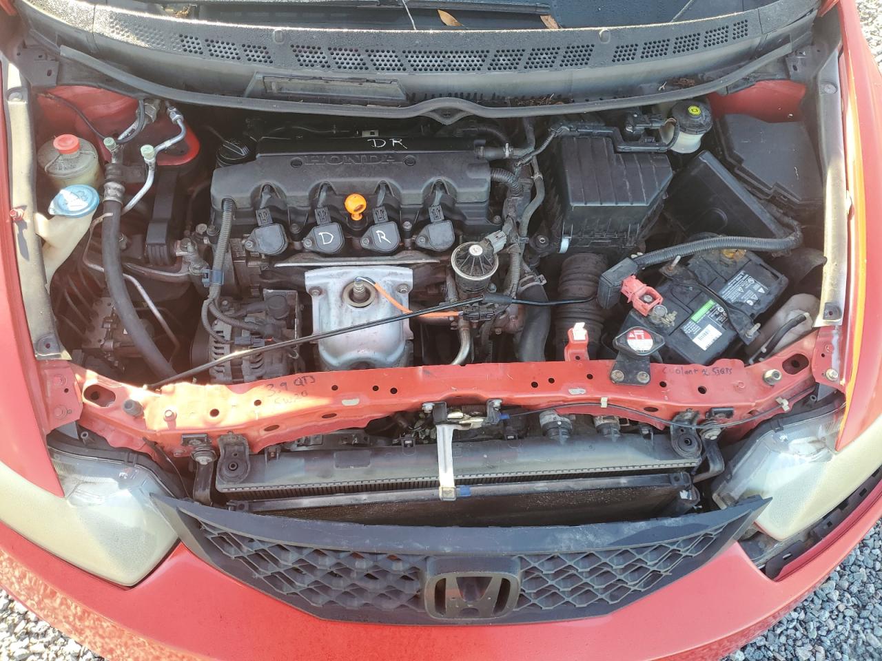 2010 Honda Civic Ex Red vin: 2HGFG1B80AH518302