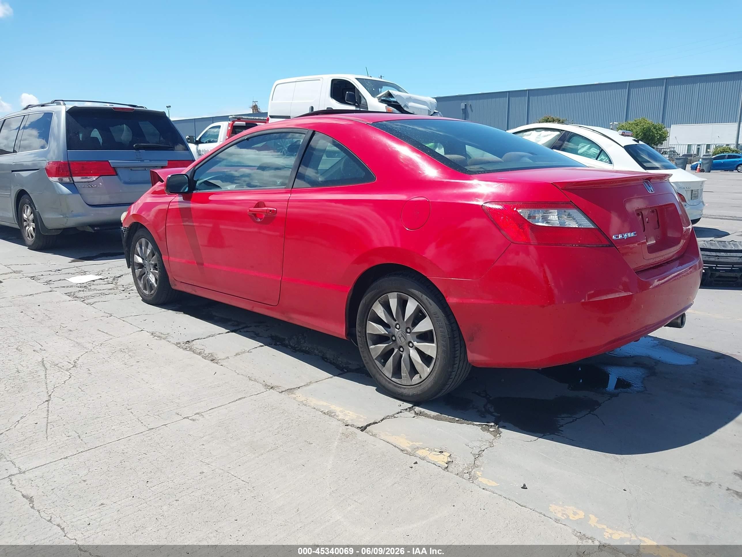 2011 Honda Civic Ex Red vin: 2HGFG1B80BH501050