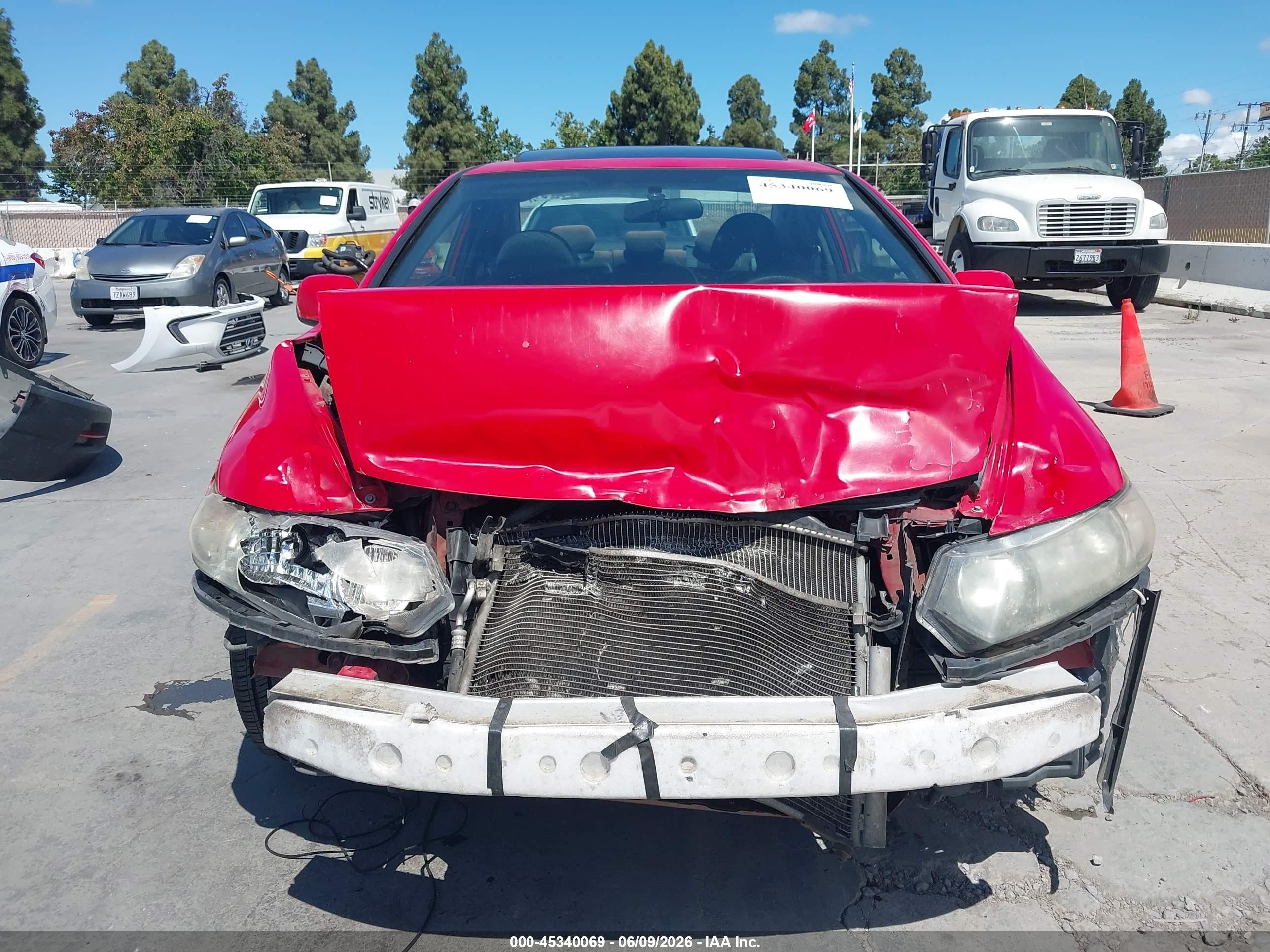 2011 Honda Civic Ex Red vin: 2HGFG1B80BH501050