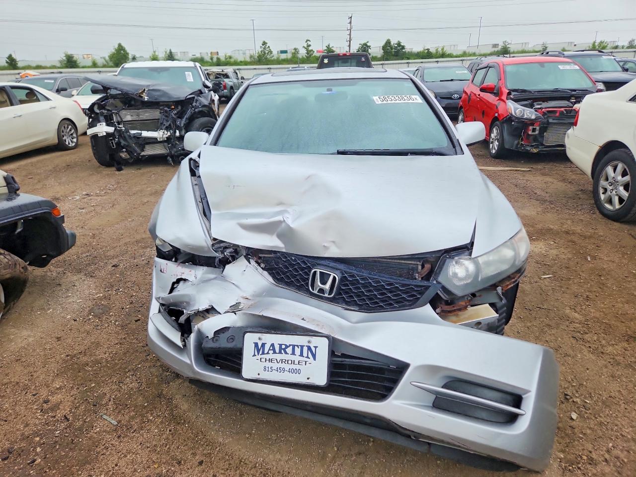 2011 Honda Civic Ex Silver vin: 2HGFG1B81BH515913
