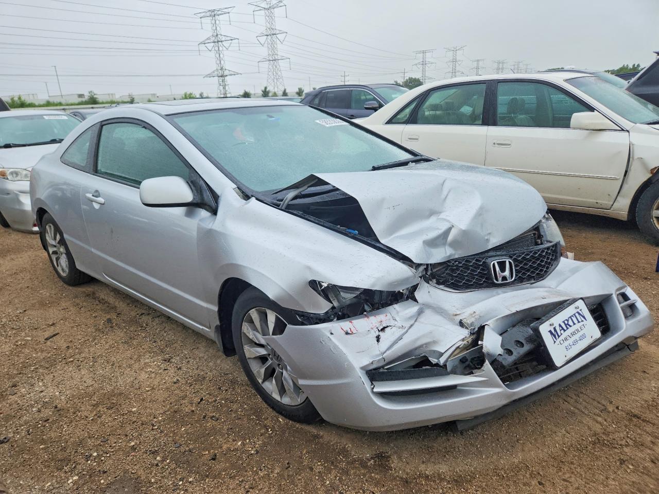 2011 Honda Civic Ex Silver vin: 2HGFG1B81BH515913
