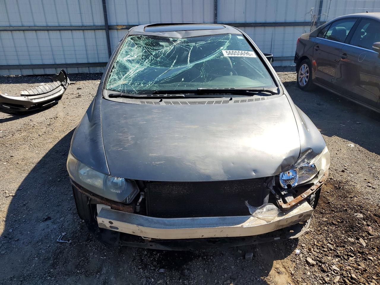 2010 Honda Civic Ex Gray vin: 2HGFG1B82AH501677