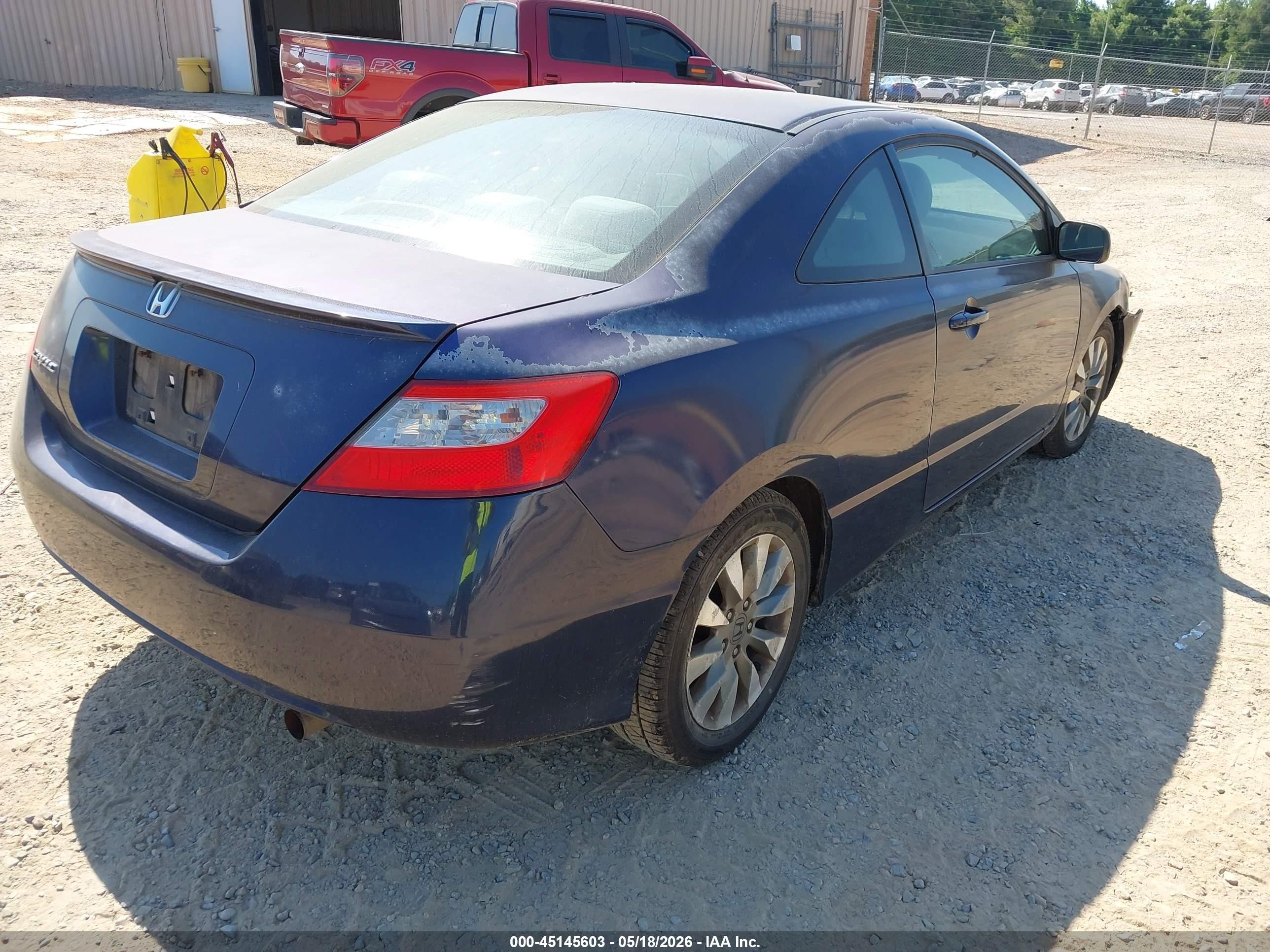 2011 Honda Civic Ex Синий vin: 2HGFG1B82BH506816