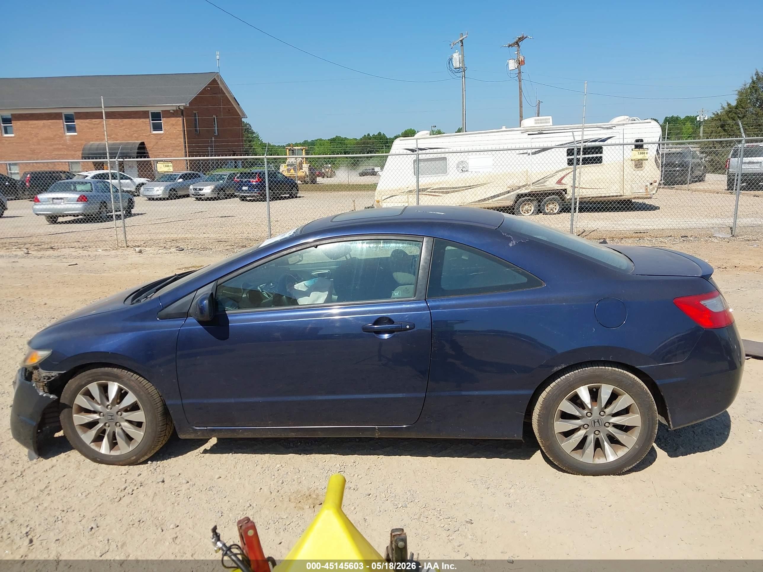 2011 Honda Civic Ex Синий vin: 2HGFG1B82BH506816