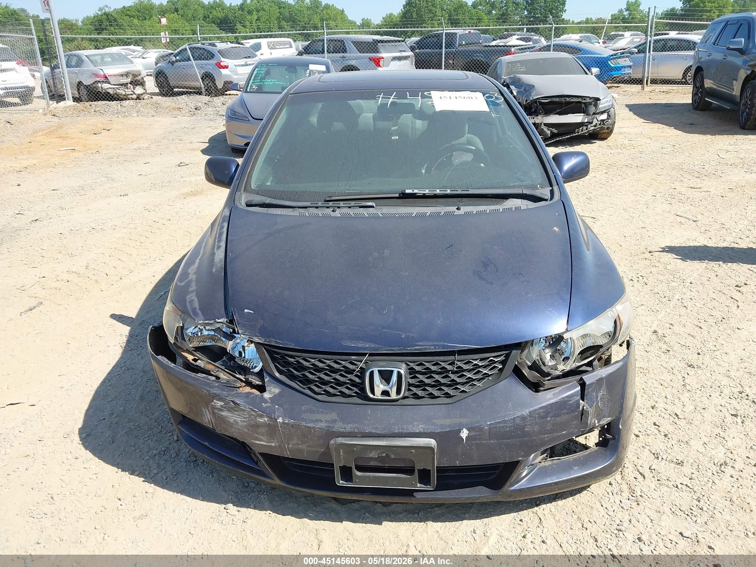 2011 Honda Civic Ex Синий vin: 2HGFG1B82BH506816