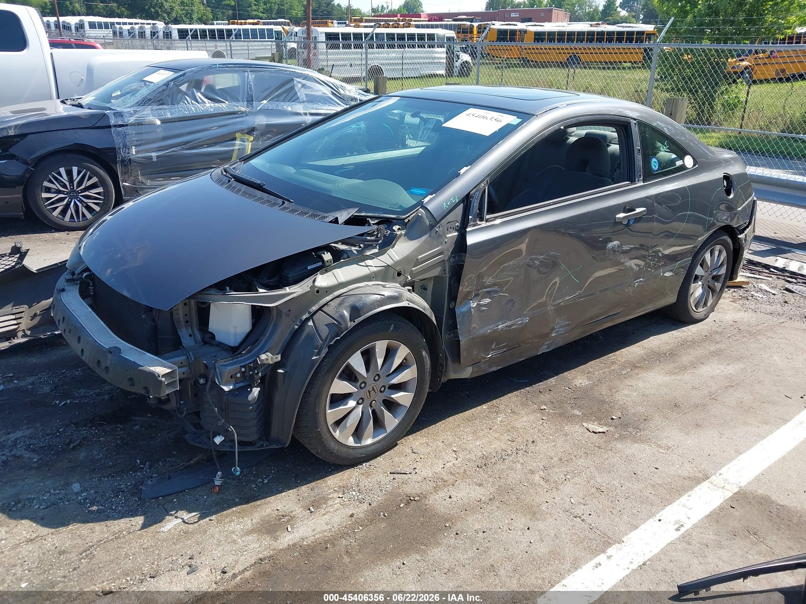 2011 Honda Civic Ex Серый vin: 2HGFG1B82BH516780