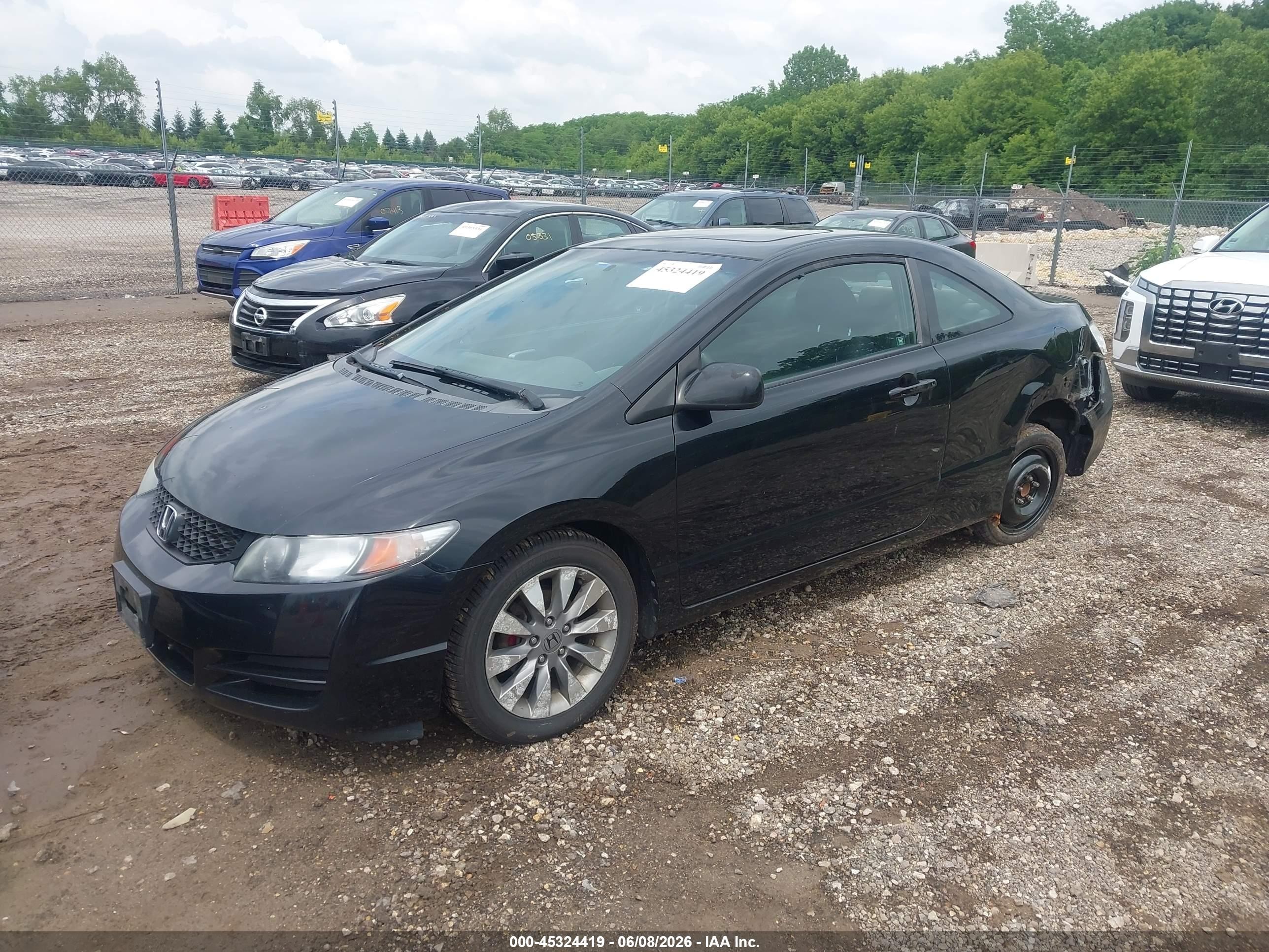 2010 Honda Civic Ex Black vin: 2HGFG1B84AH510882