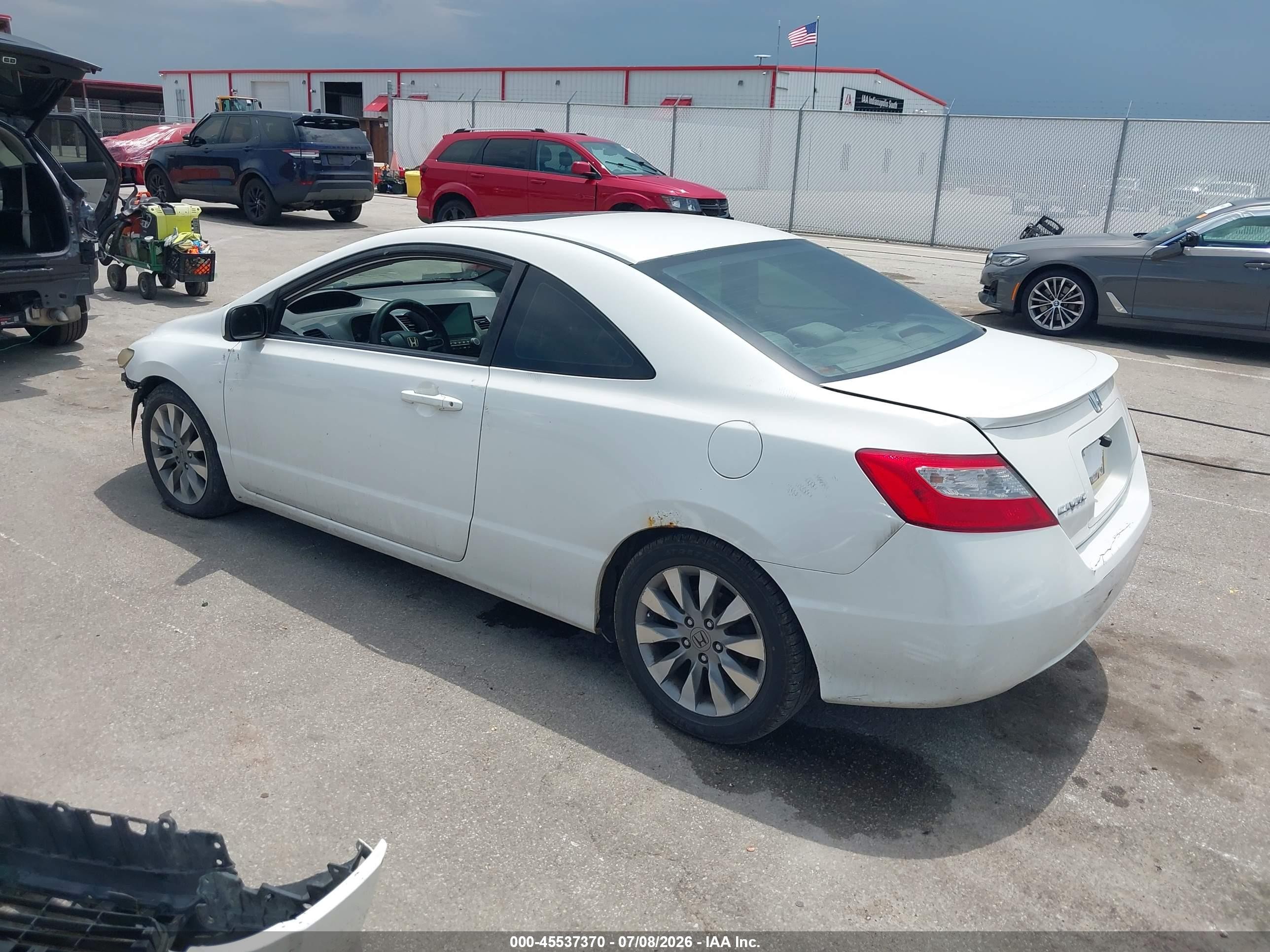 2010 Honda Civic Ex White vin: 2HGFG1B84AH530503