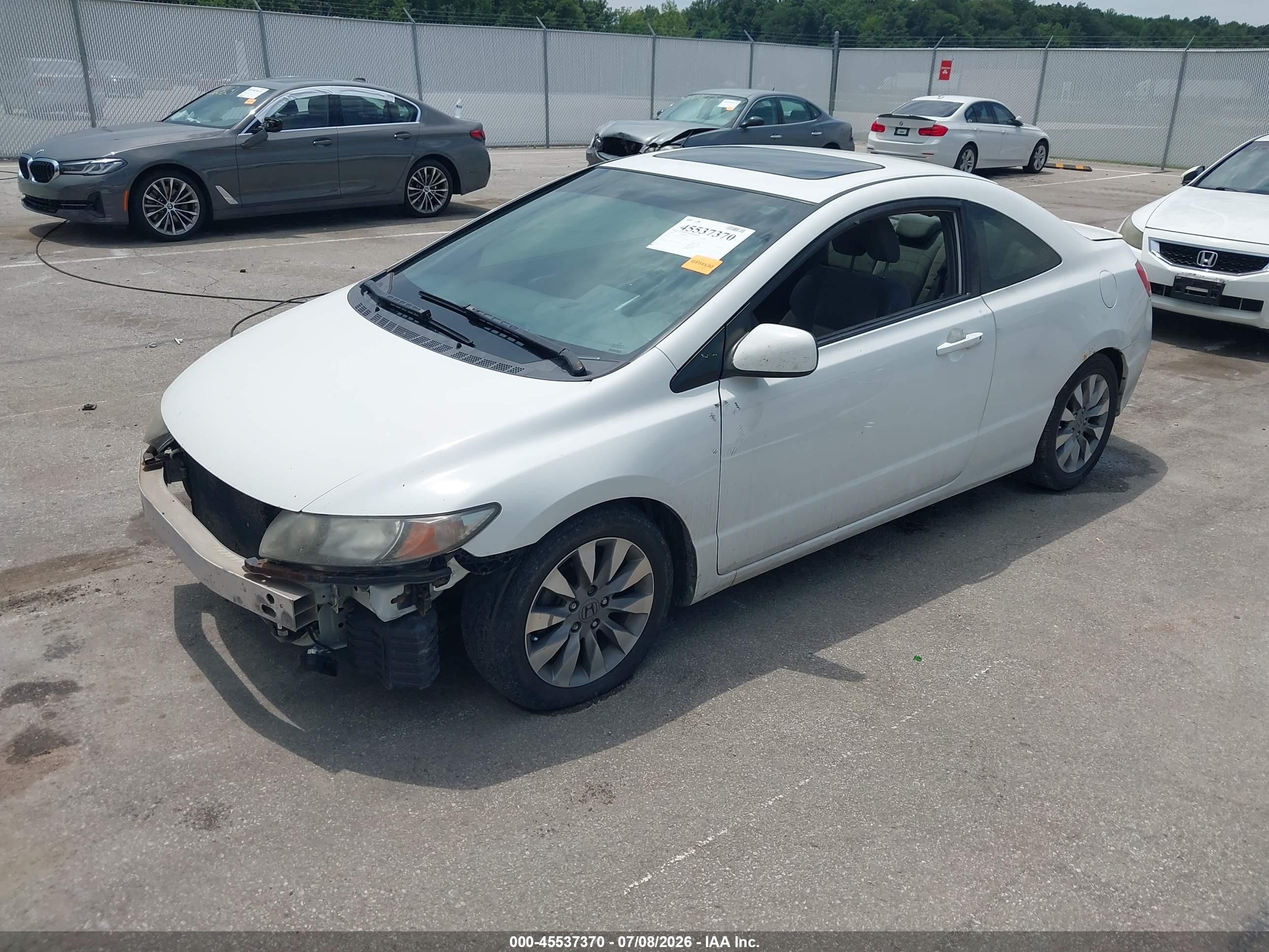 2010 Honda Civic Ex White vin: 2HGFG1B84AH530503