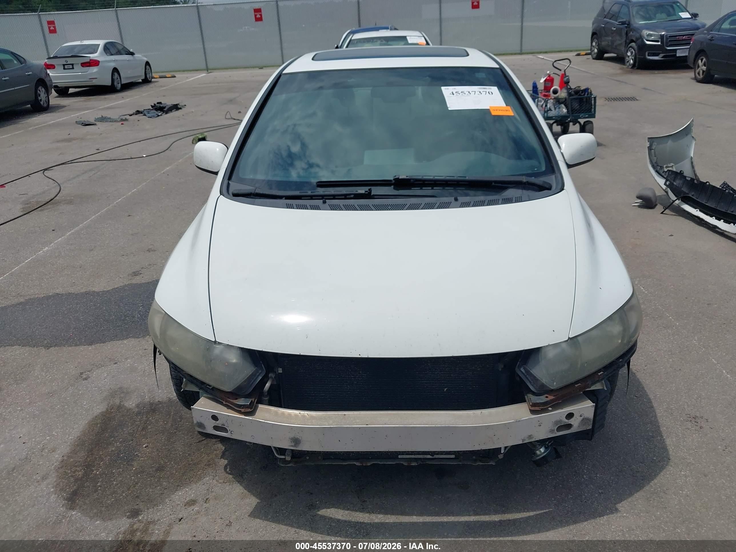 2010 Honda Civic Ex White vin: 2HGFG1B84AH530503