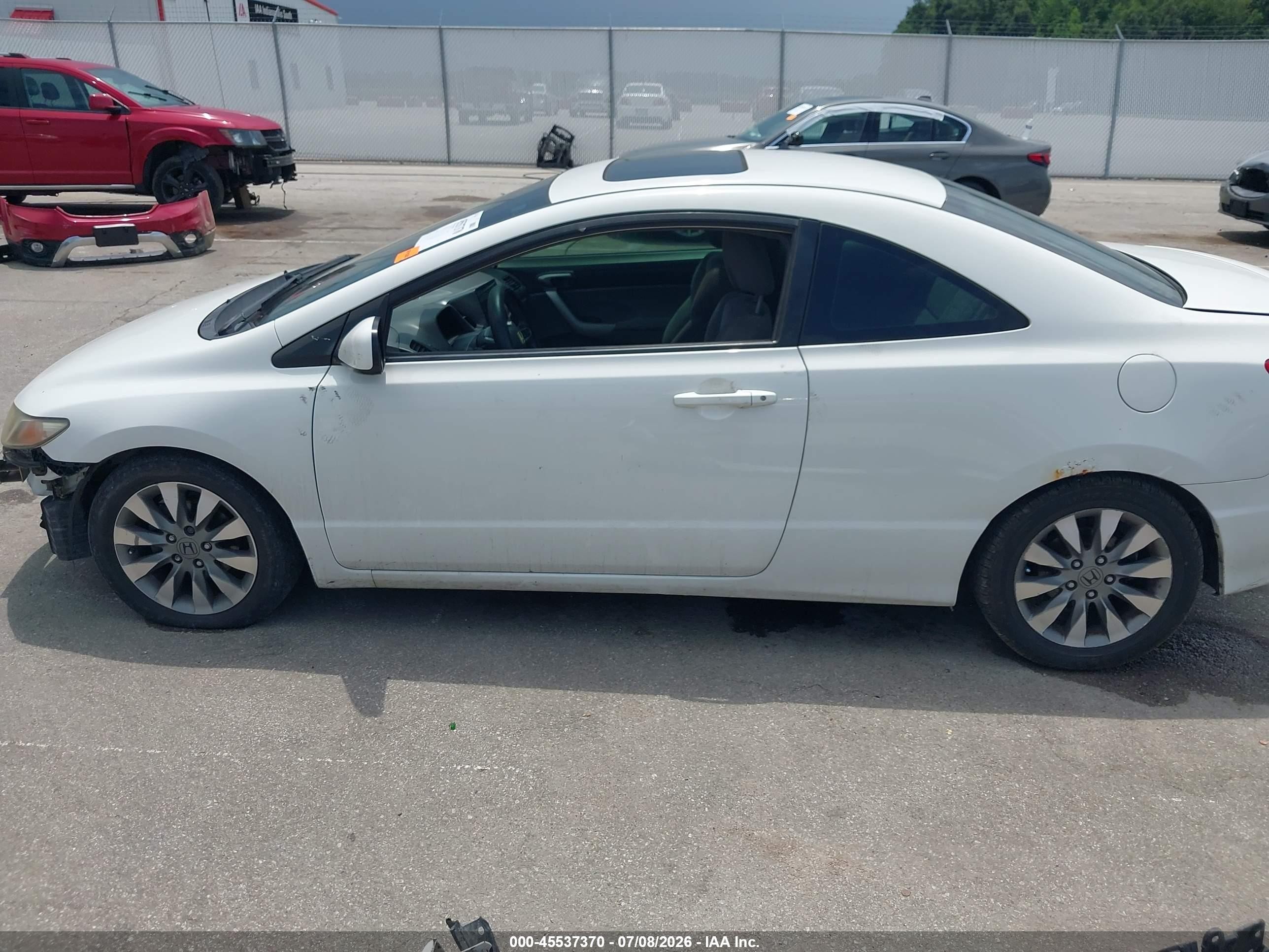 2010 Honda Civic Ex White vin: 2HGFG1B84AH530503