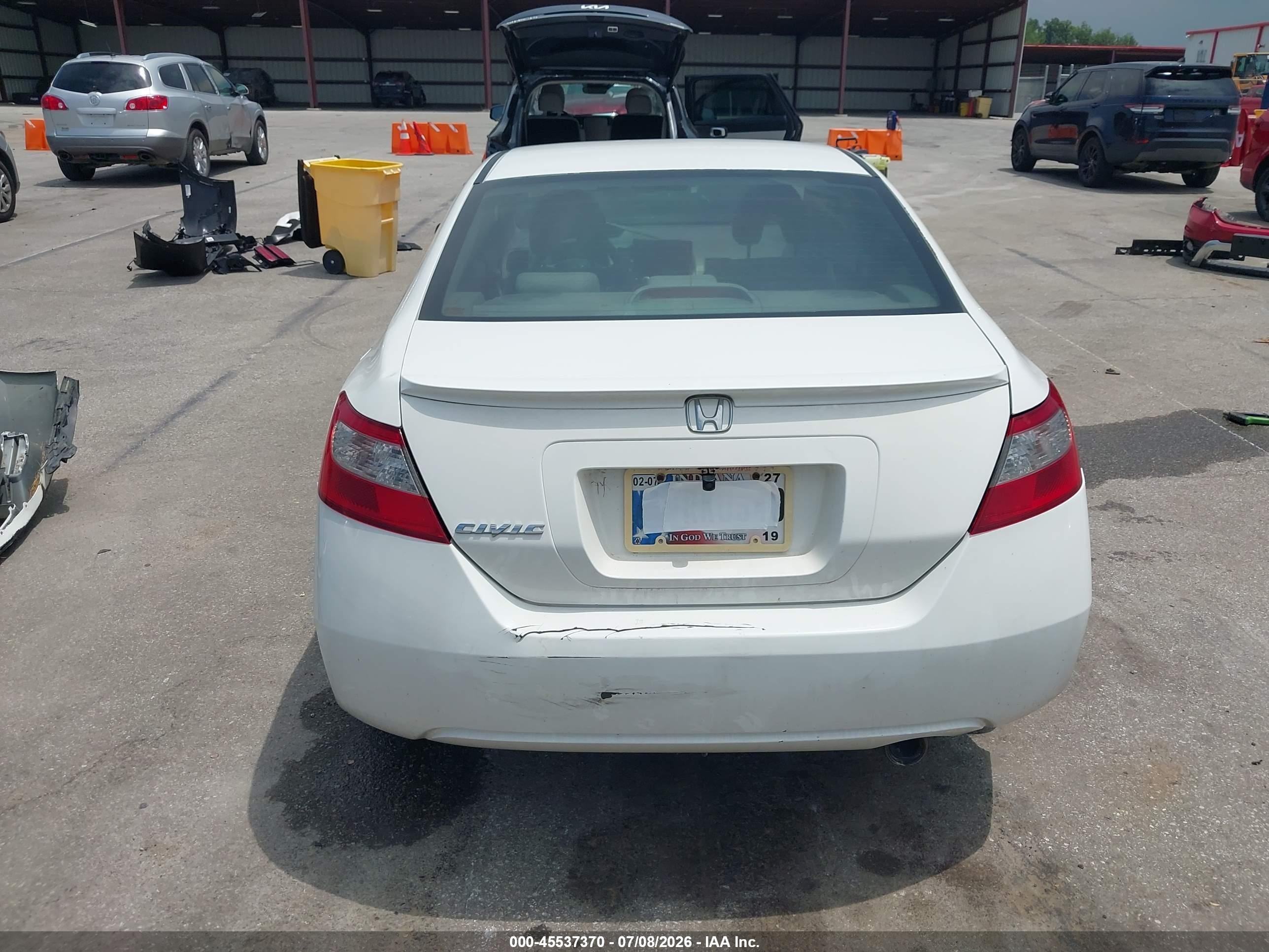 2010 Honda Civic Ex White vin: 2HGFG1B84AH530503