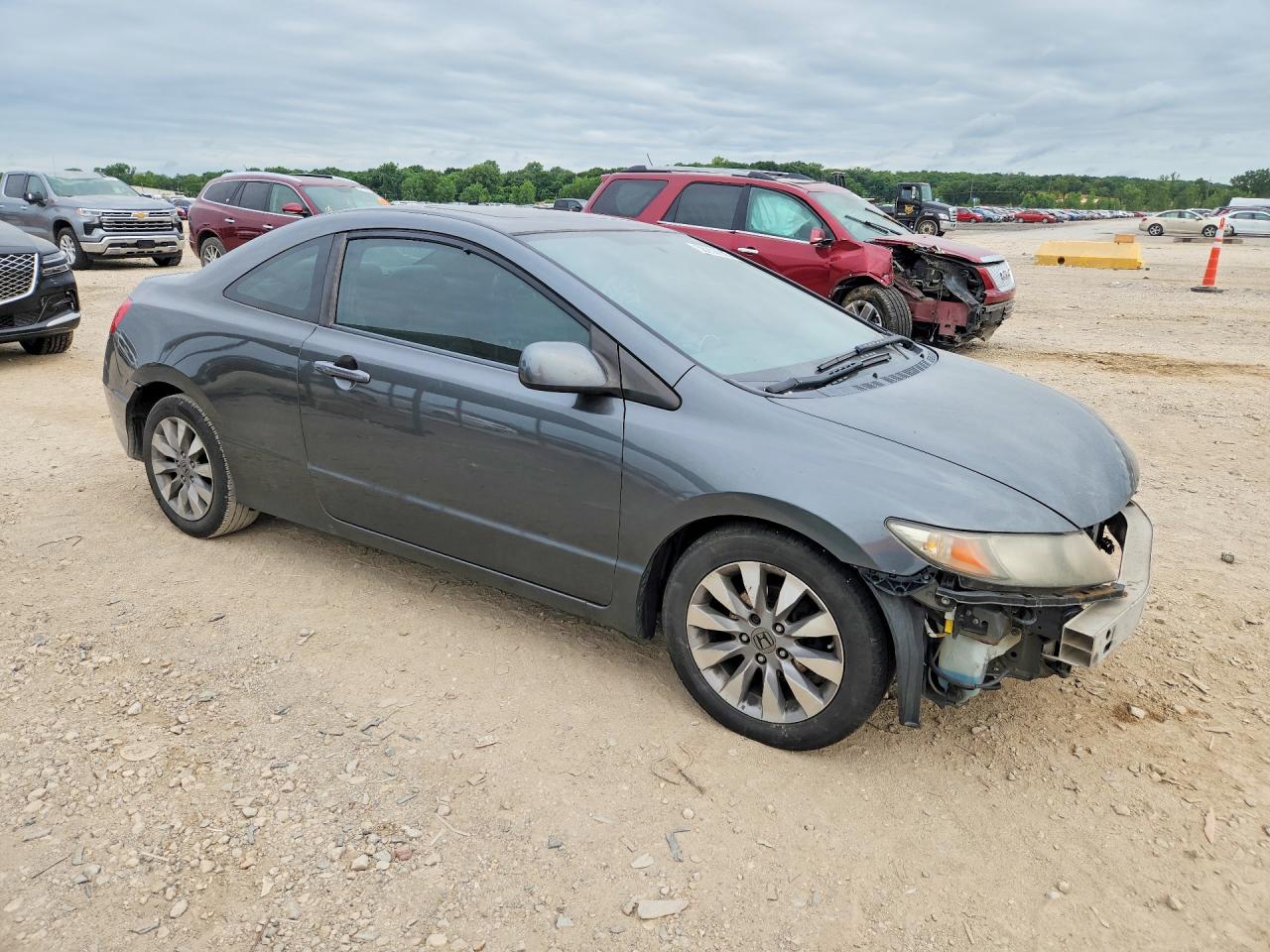 2010 Honda Civic Ex Gray vin: 2HGFG1B85AH535189