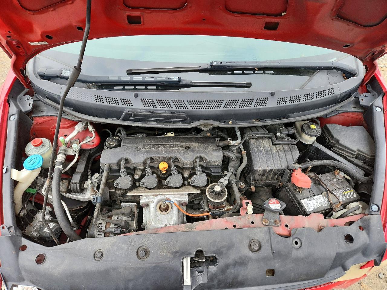 2011 Honda Civic Ex Red vin: 2HGFG1B85BH501383