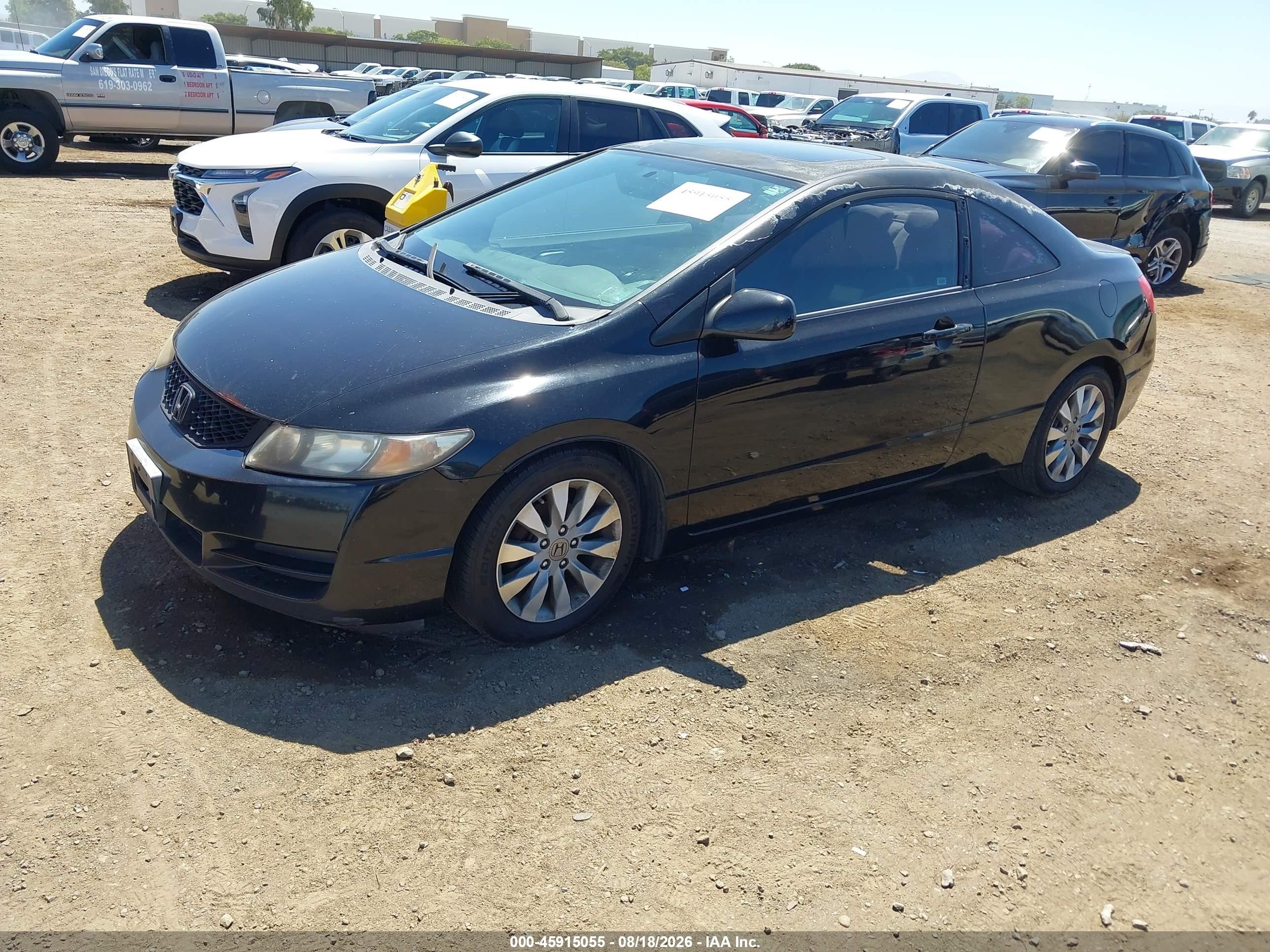 2010 Honda Civic Ex Black vin: 2HGFG1B86AH500337