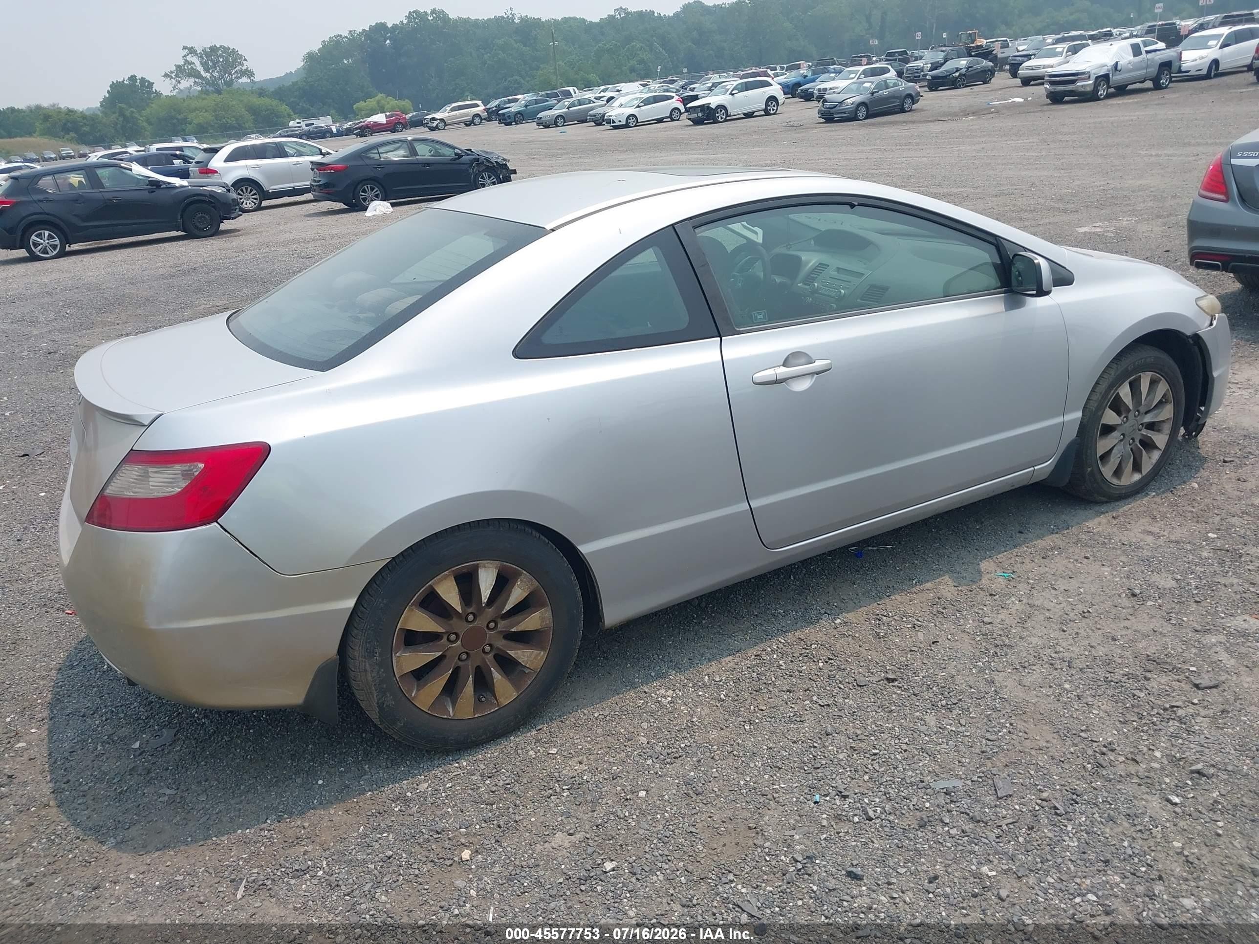 2010 Honda Civic Ex Silver vin: 2HGFG1B86AH534701