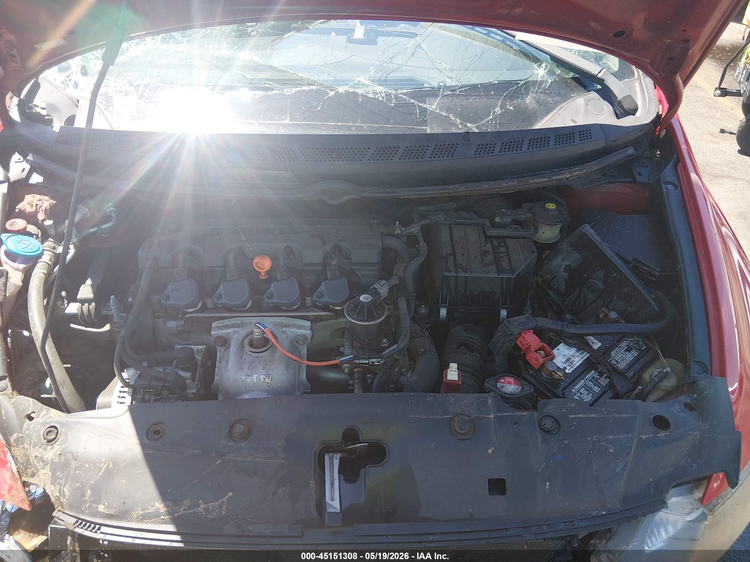 2011 Honda Civic Ex Красный vin: 2HGFG1B86BH516670