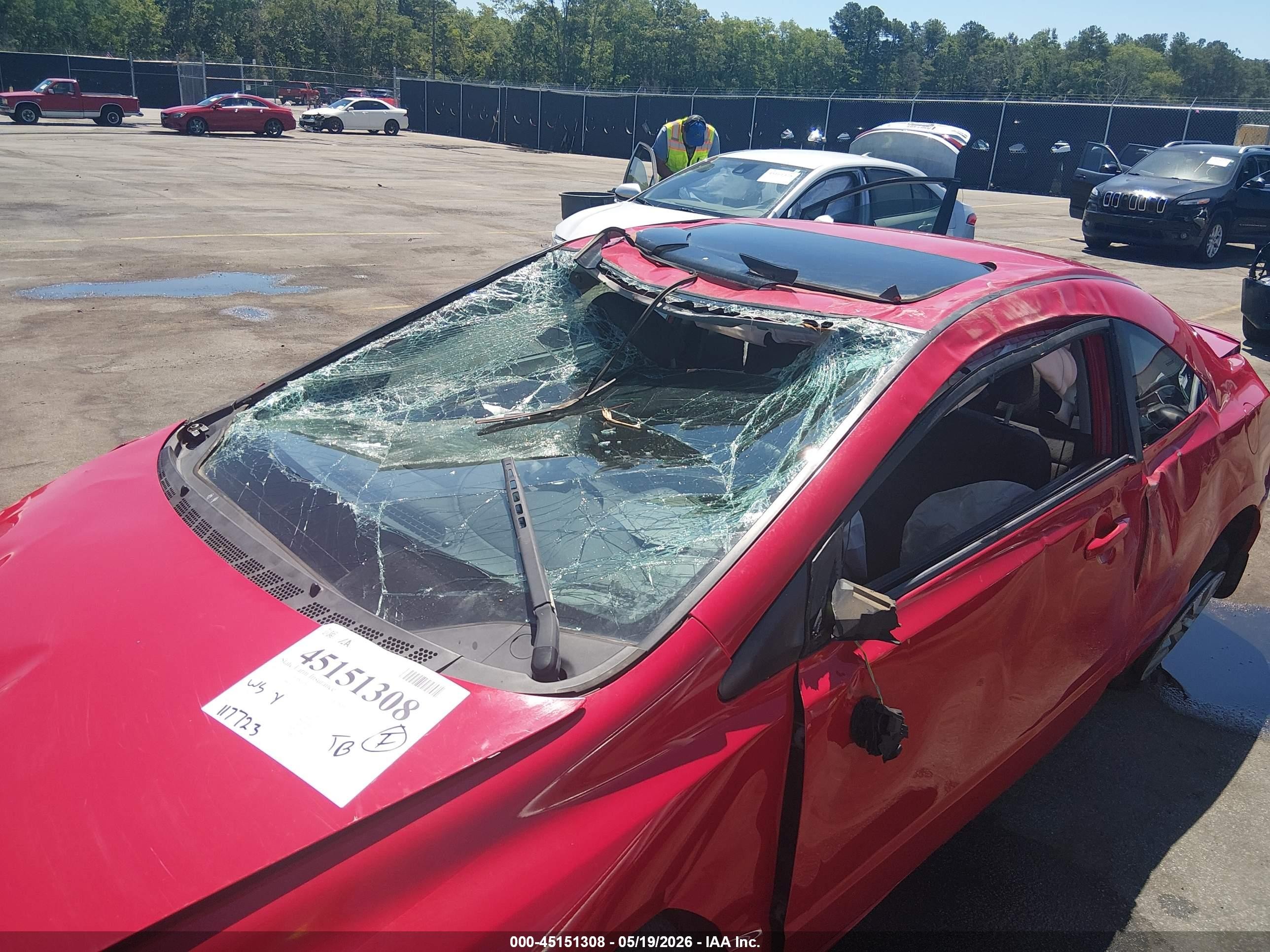 2011 Honda Civic Ex Красный vin: 2HGFG1B86BH516670