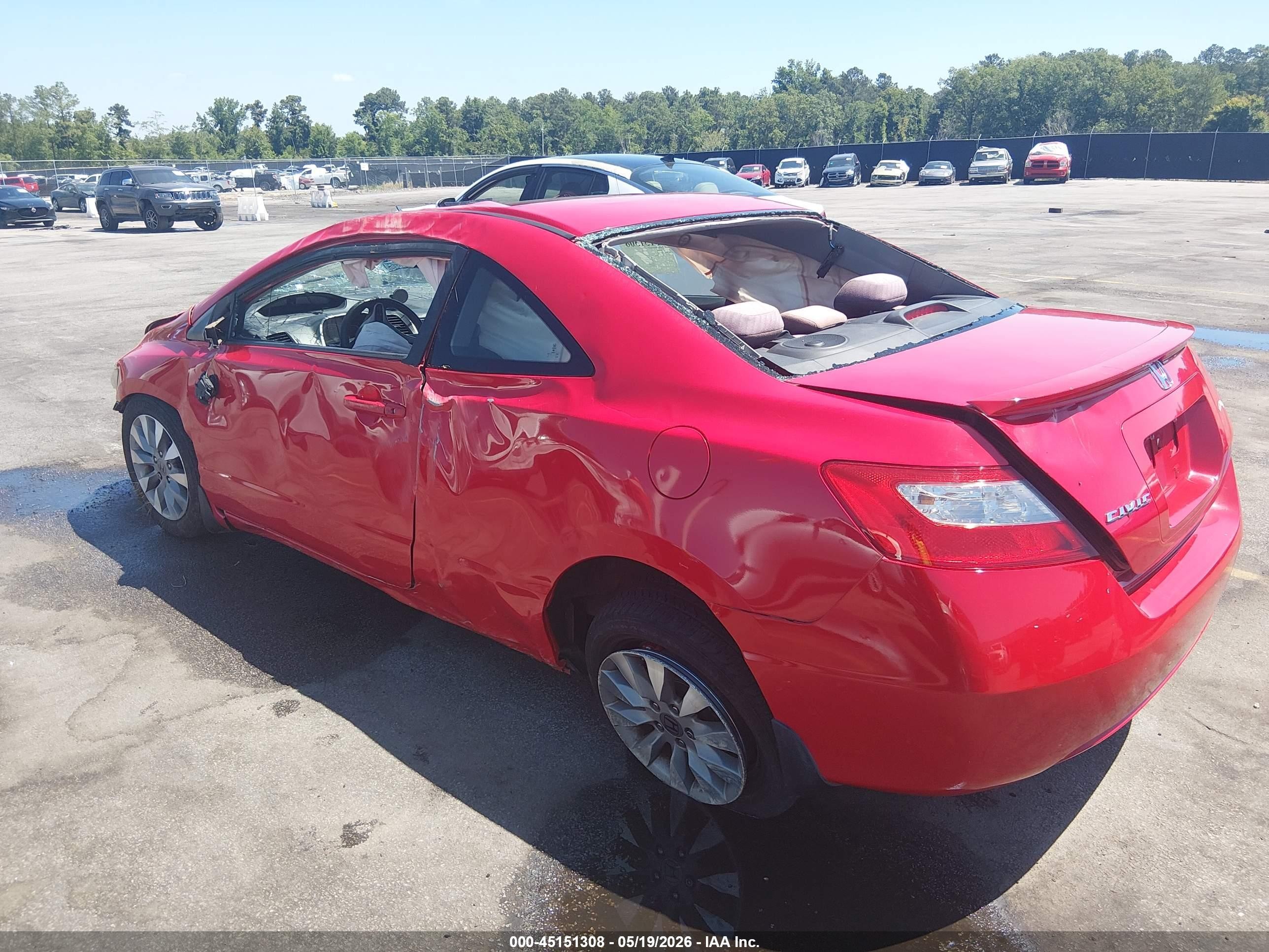 2011 Honda Civic Ex Красный vin: 2HGFG1B86BH516670