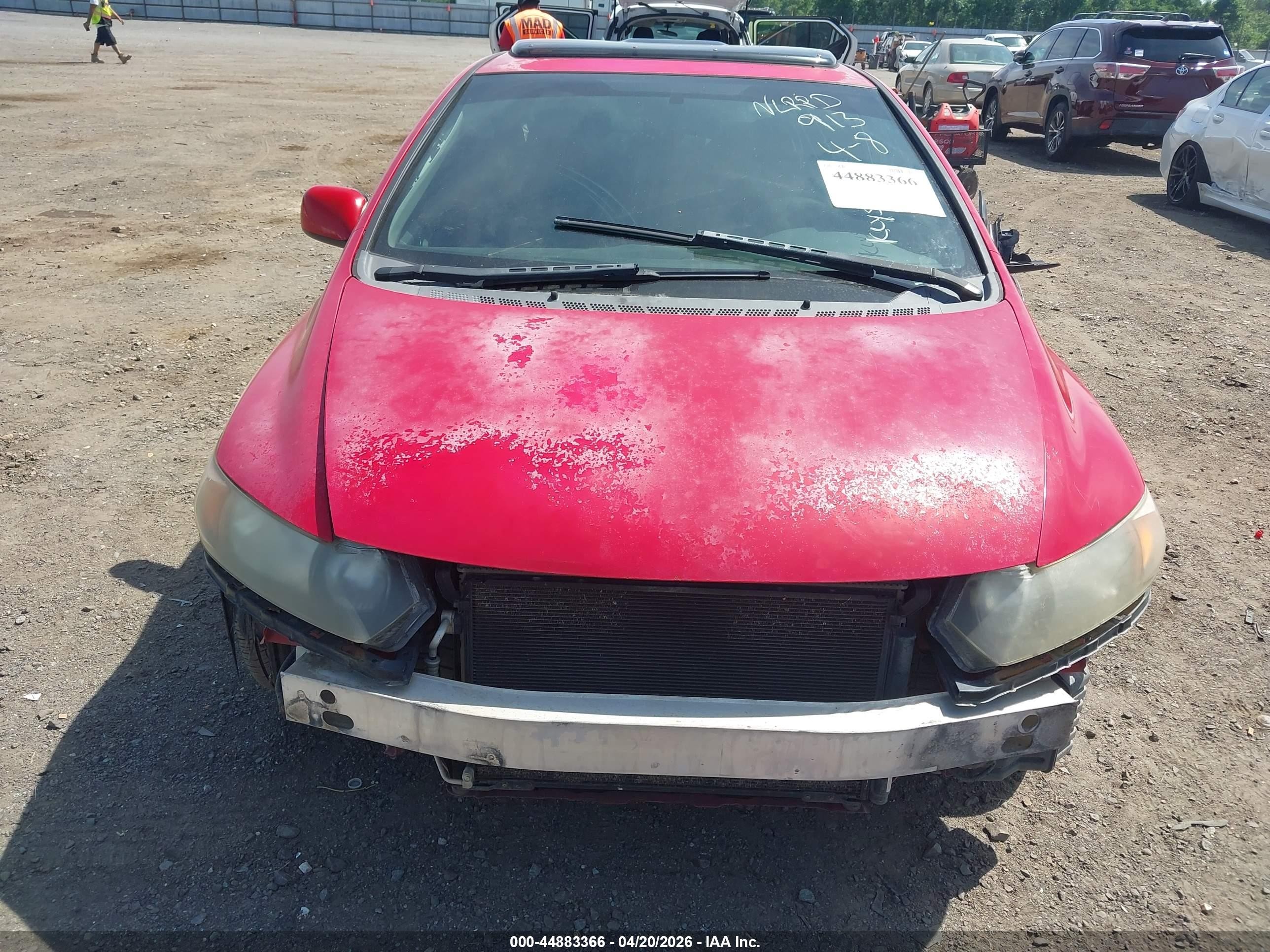 2010 Honda Civic Ex Красный vin: 2HGFG1B87AH506308