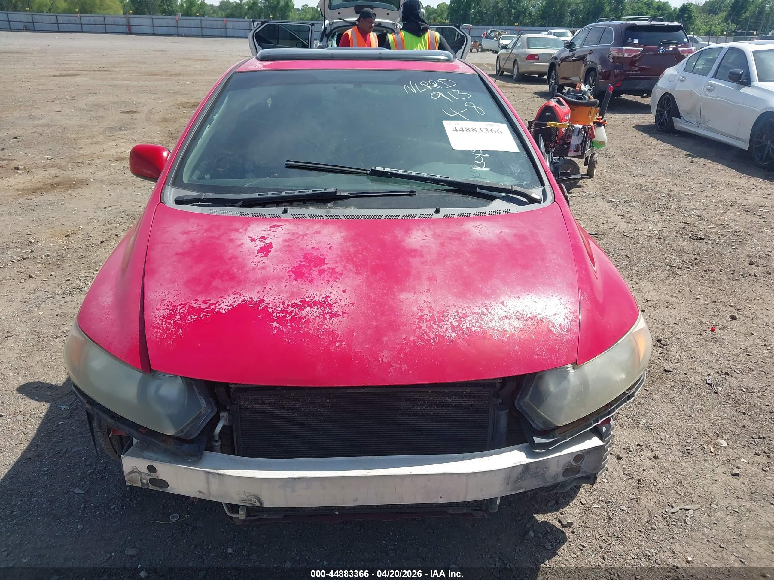2010 Honda Civic Ex Красный vin: 2HGFG1B87AH506308