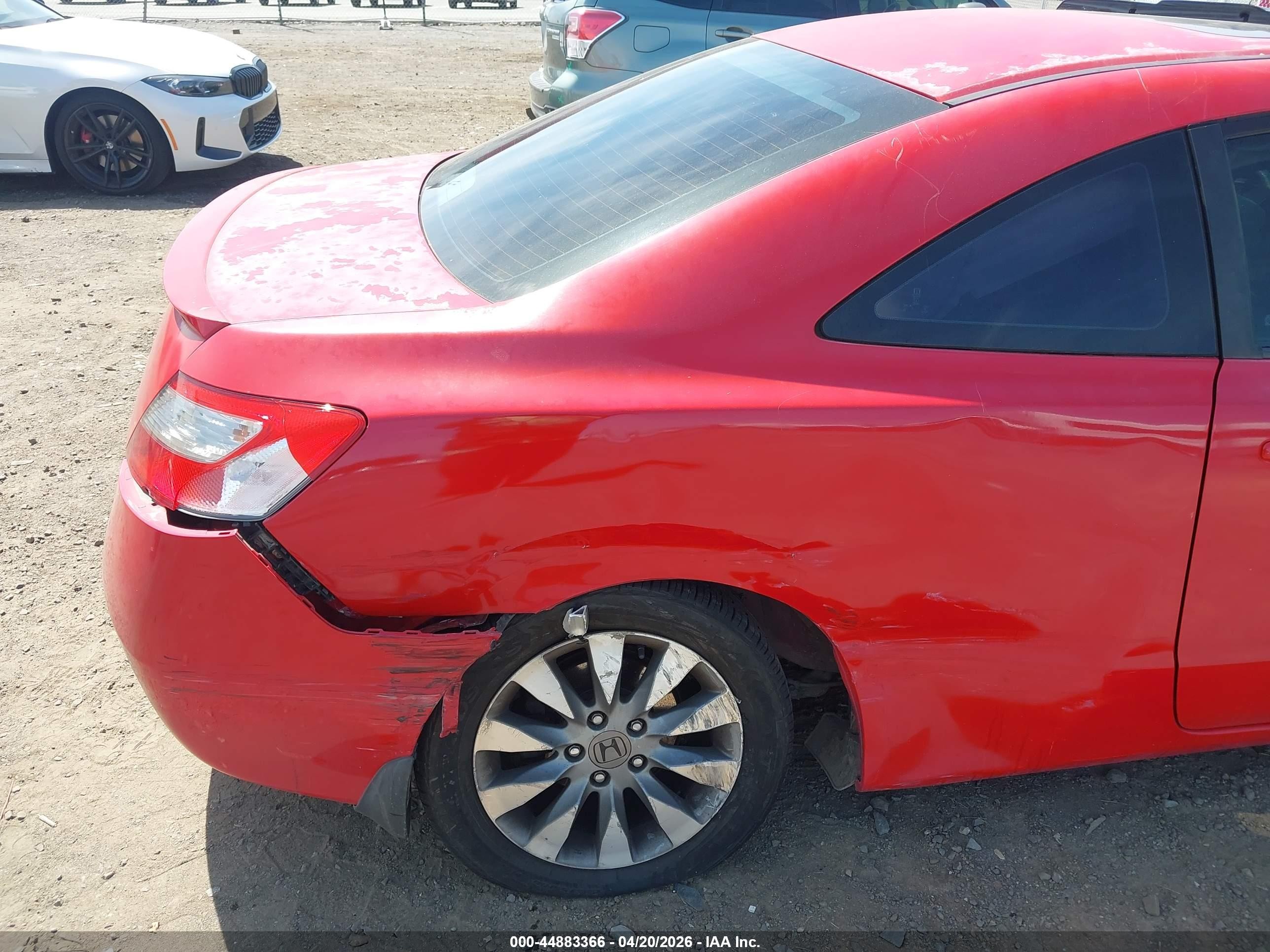 2010 Honda Civic Ex Красный vin: 2HGFG1B87AH506308