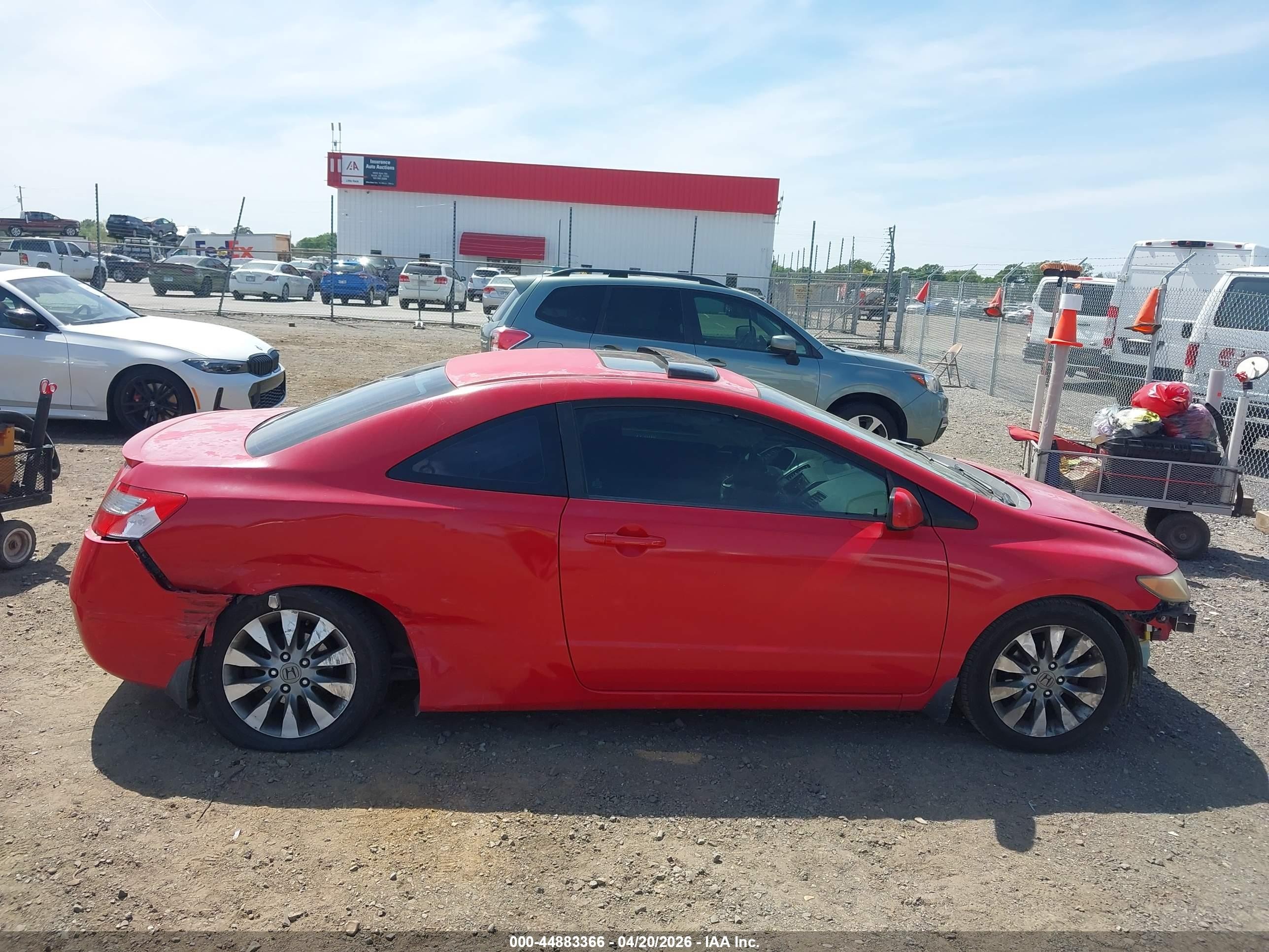 2010 Honda Civic Ex Красный vin: 2HGFG1B87AH506308