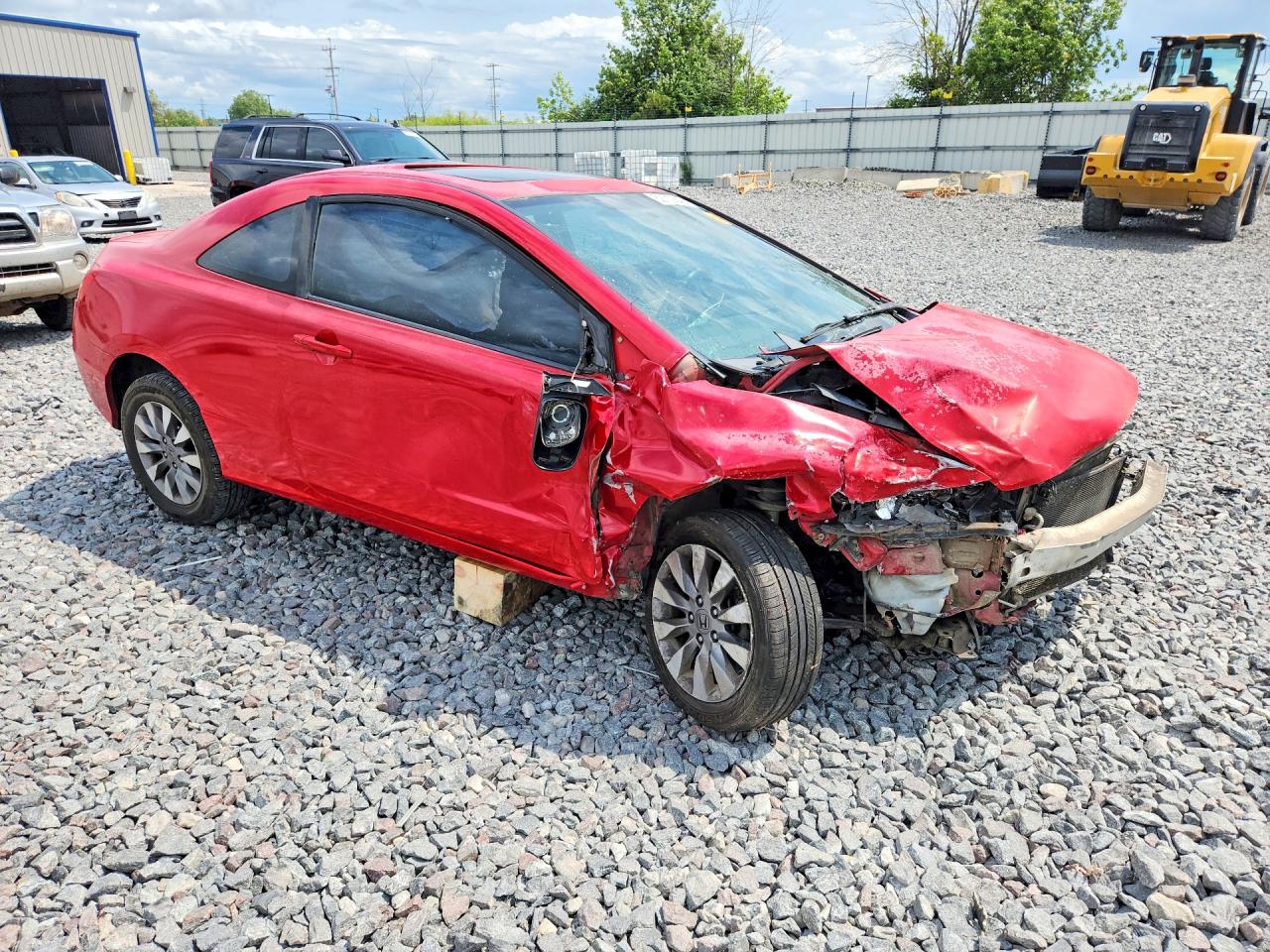 2010 Honda Civic Ex Red vin: 2HGFG1B87AH513050