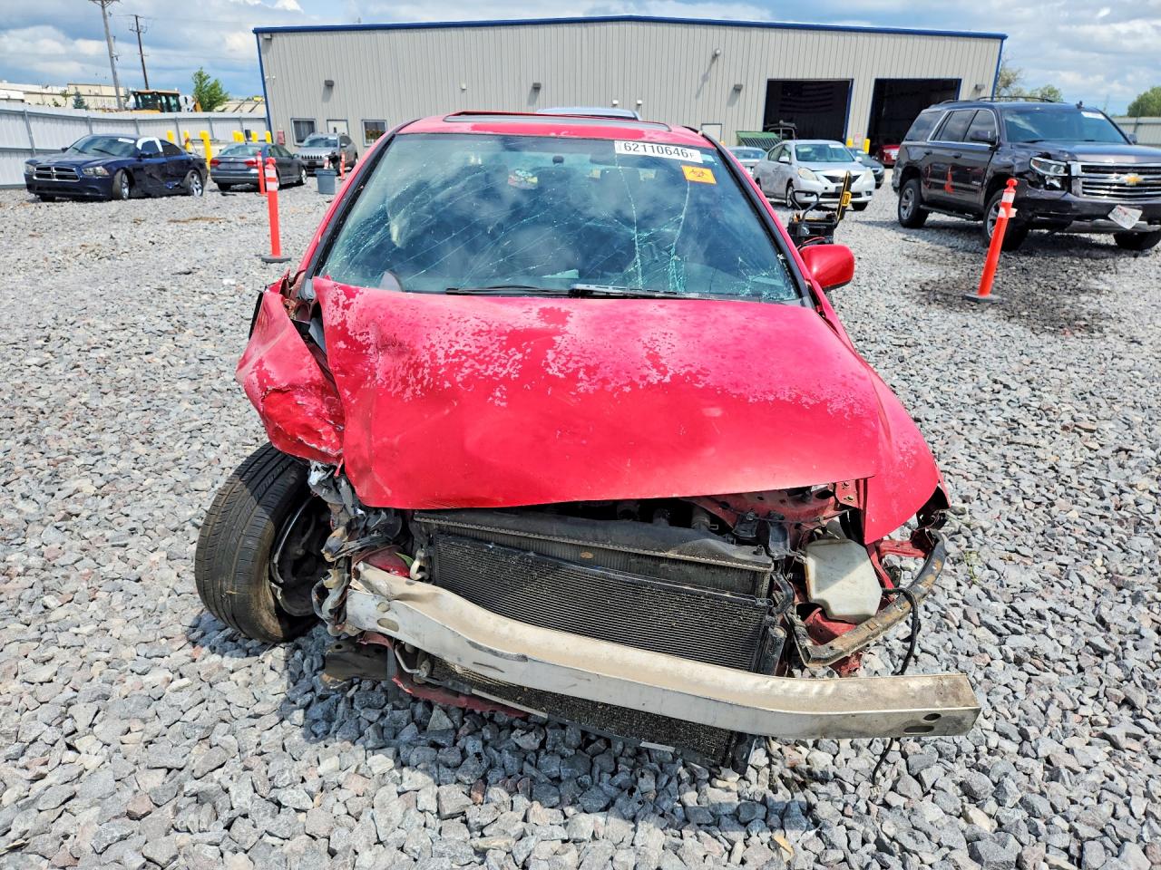 2010 Honda Civic Ex Red vin: 2HGFG1B87AH513050
