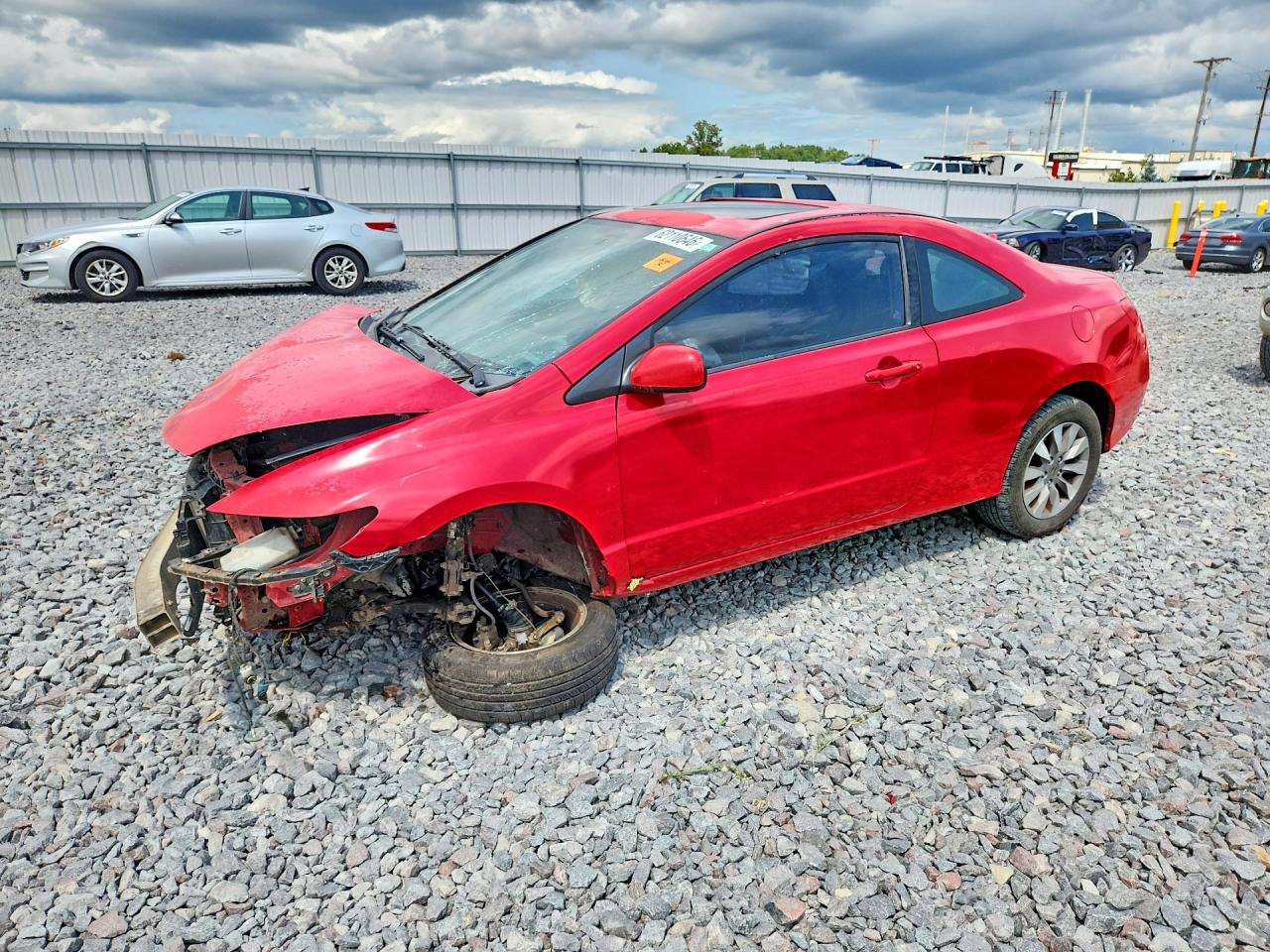 2010 Honda Civic Ex Red vin: 2HGFG1B87AH513050