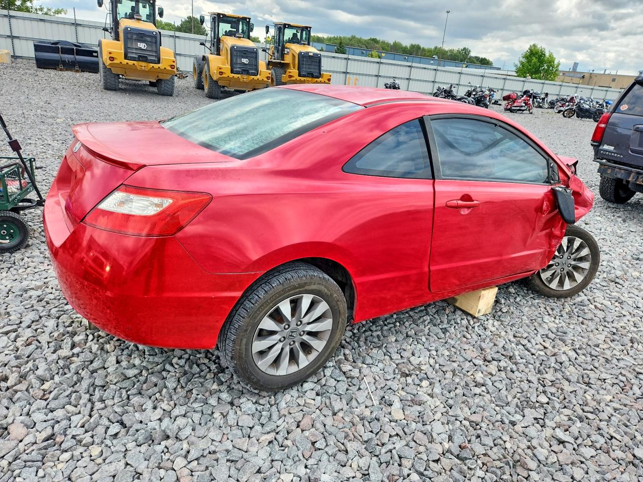 2010 Honda Civic Ex Red vin: 2HGFG1B87AH513050