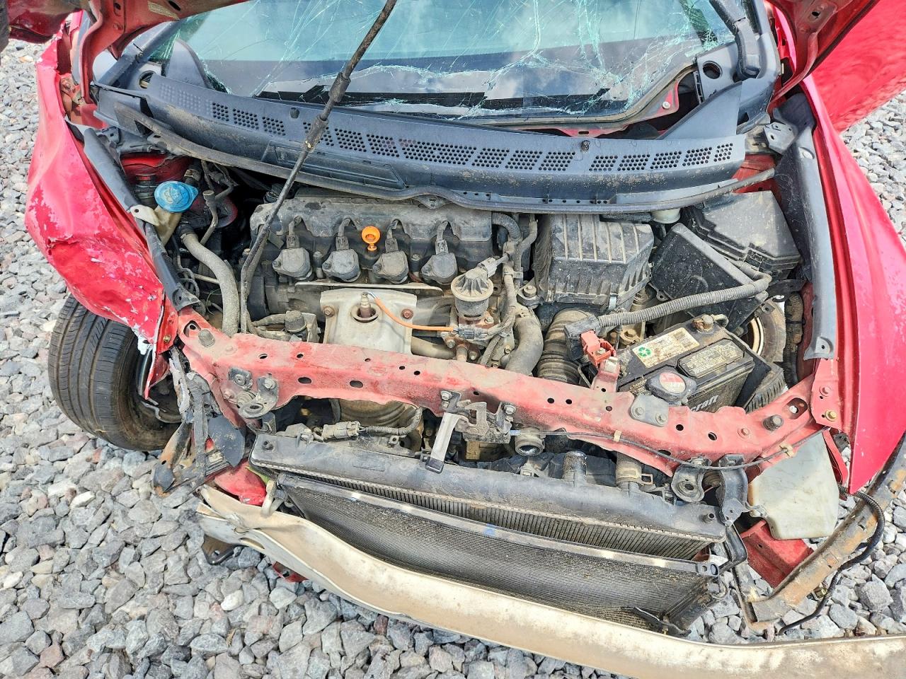 2010 Honda Civic Ex Red vin: 2HGFG1B87AH513050