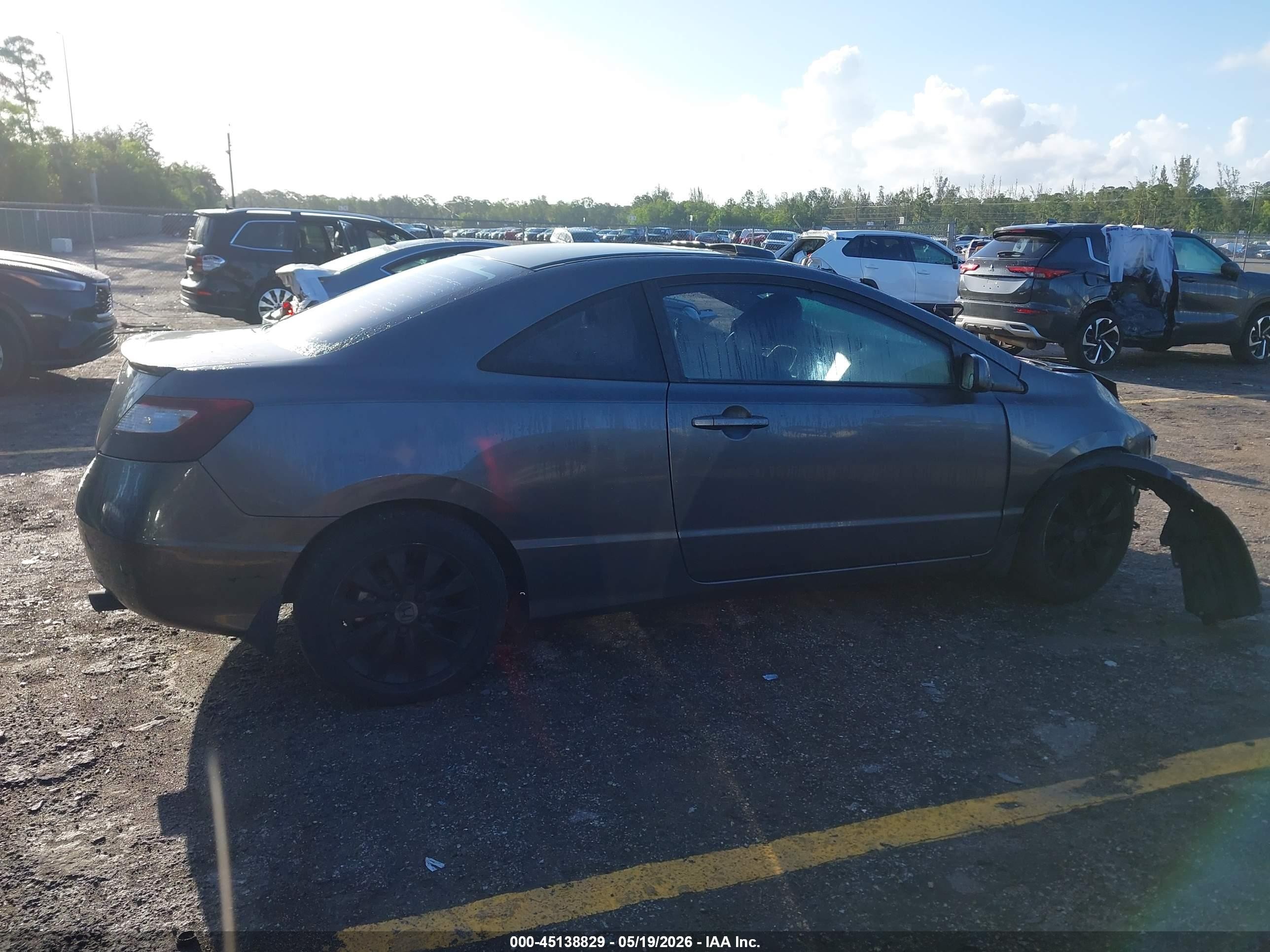 2011 Honda Civic Ex Gray vin: 2HGFG1B87BH519397