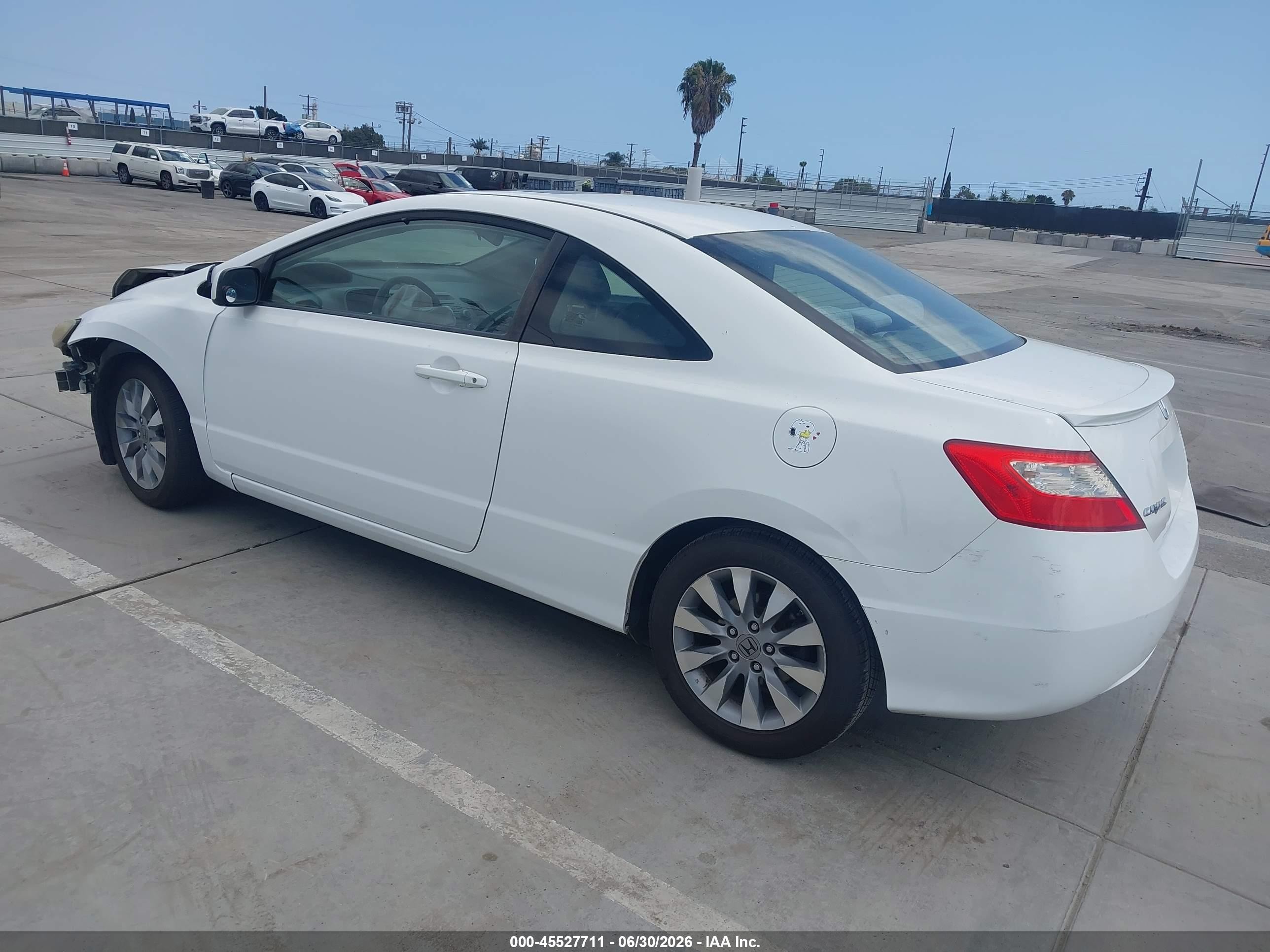 2011 Honda Civic Ex White vin: 2HGFG1B88BH500180