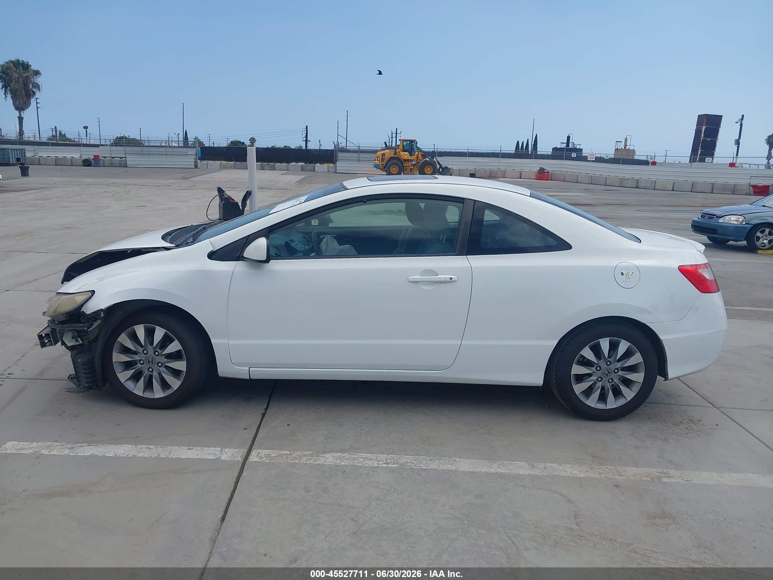 2011 Honda Civic Ex White vin: 2HGFG1B88BH500180