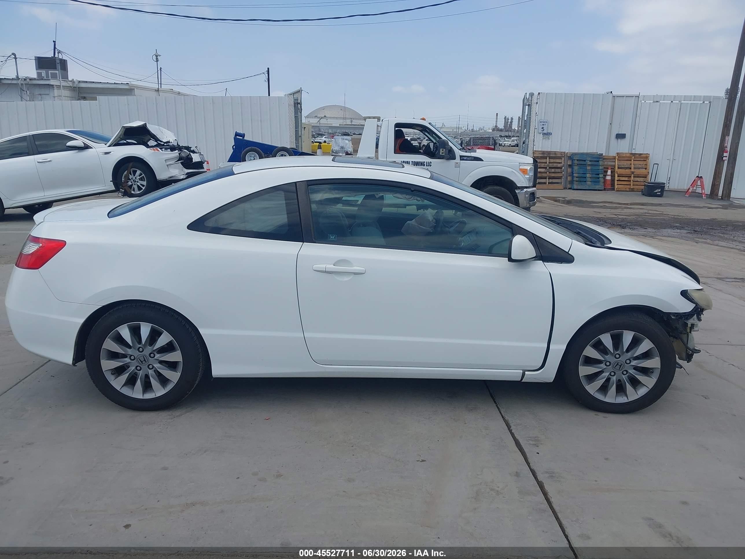 2011 Honda Civic Ex White vin: 2HGFG1B88BH500180