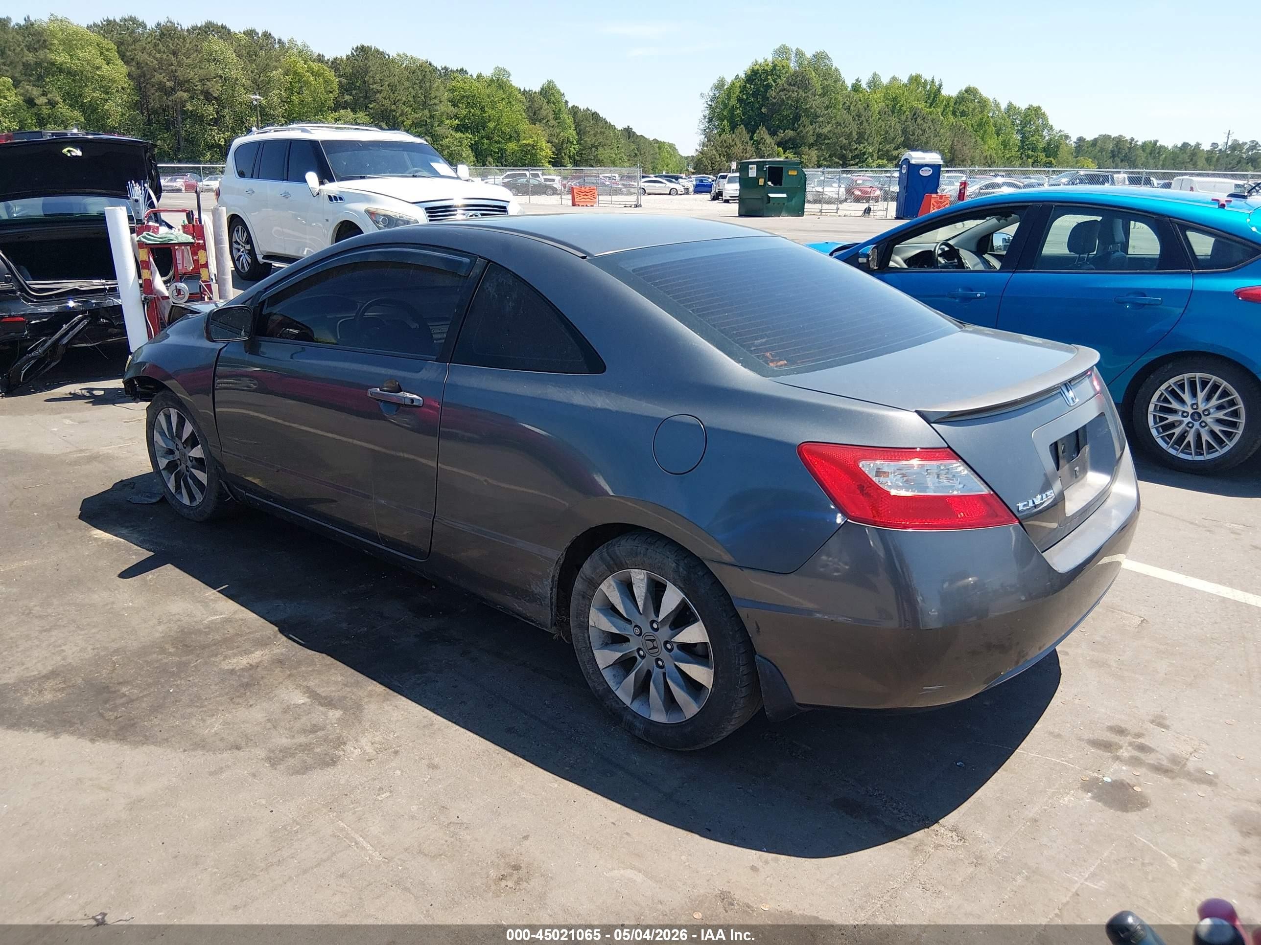 2010 Honda Civic Ex Серый vin: 2HGFG1B89AH500803