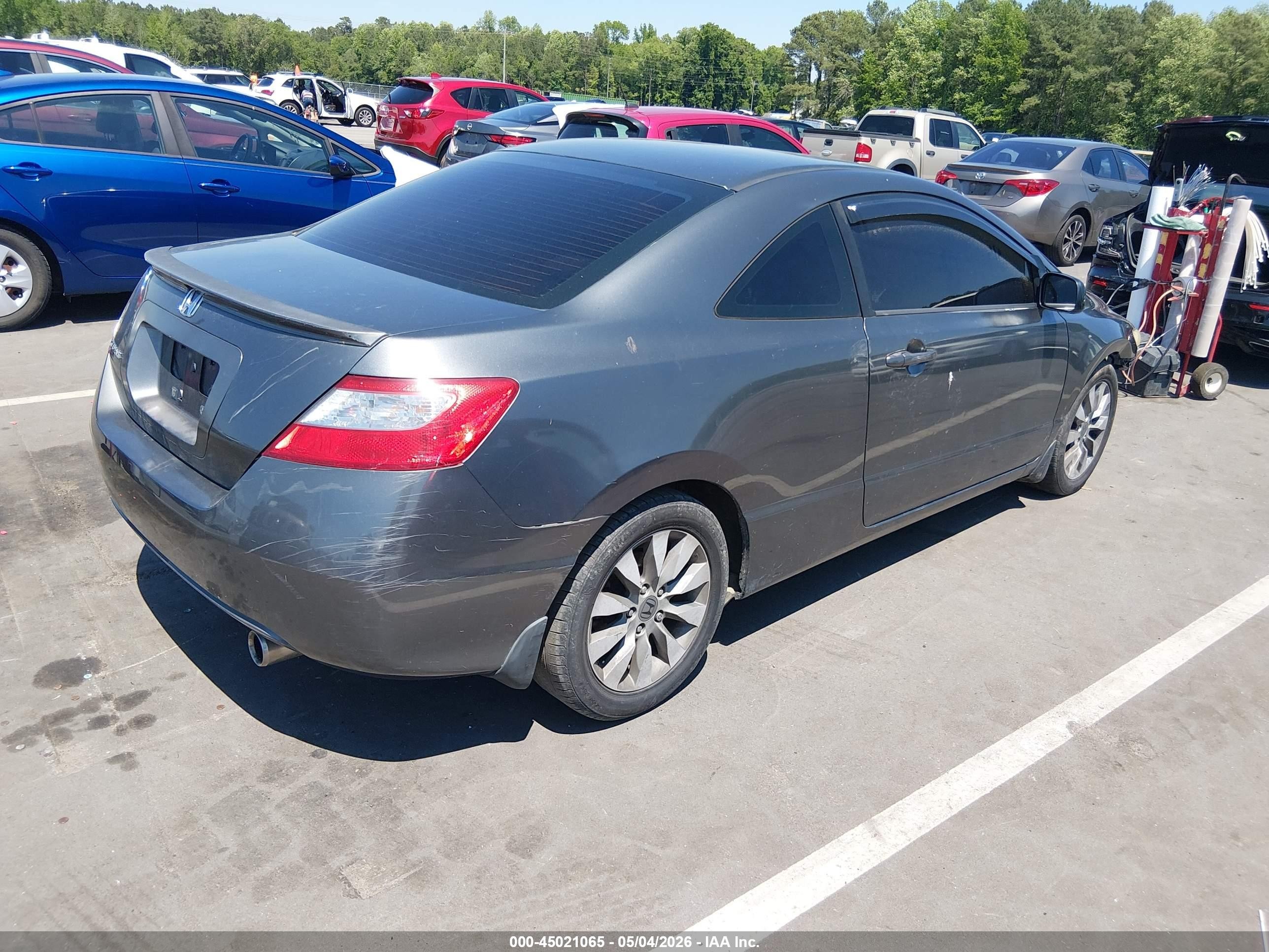 2010 Honda Civic Ex Серый vin: 2HGFG1B89AH500803