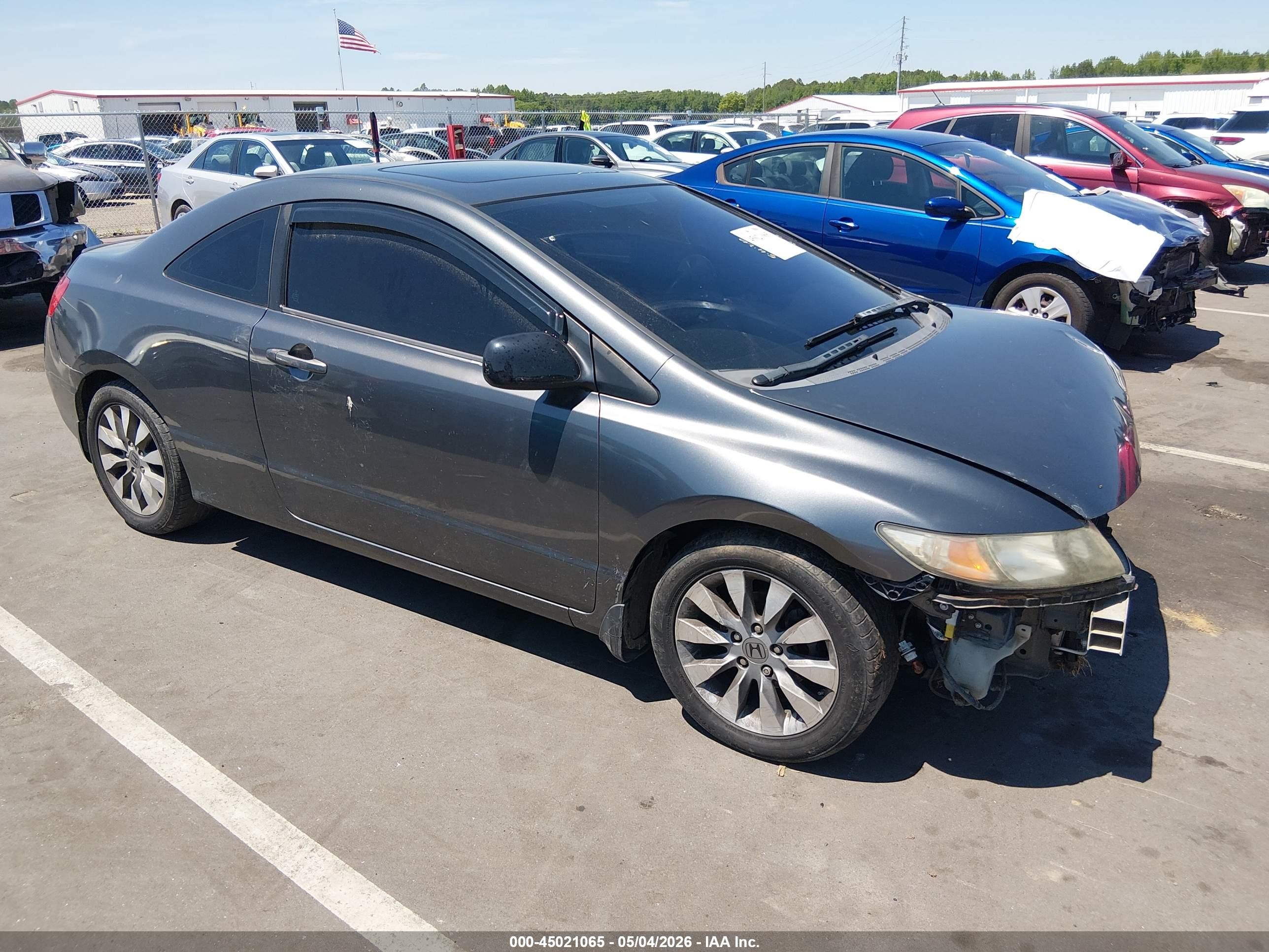 2010 Honda Civic Ex Серый vin: 2HGFG1B89AH500803