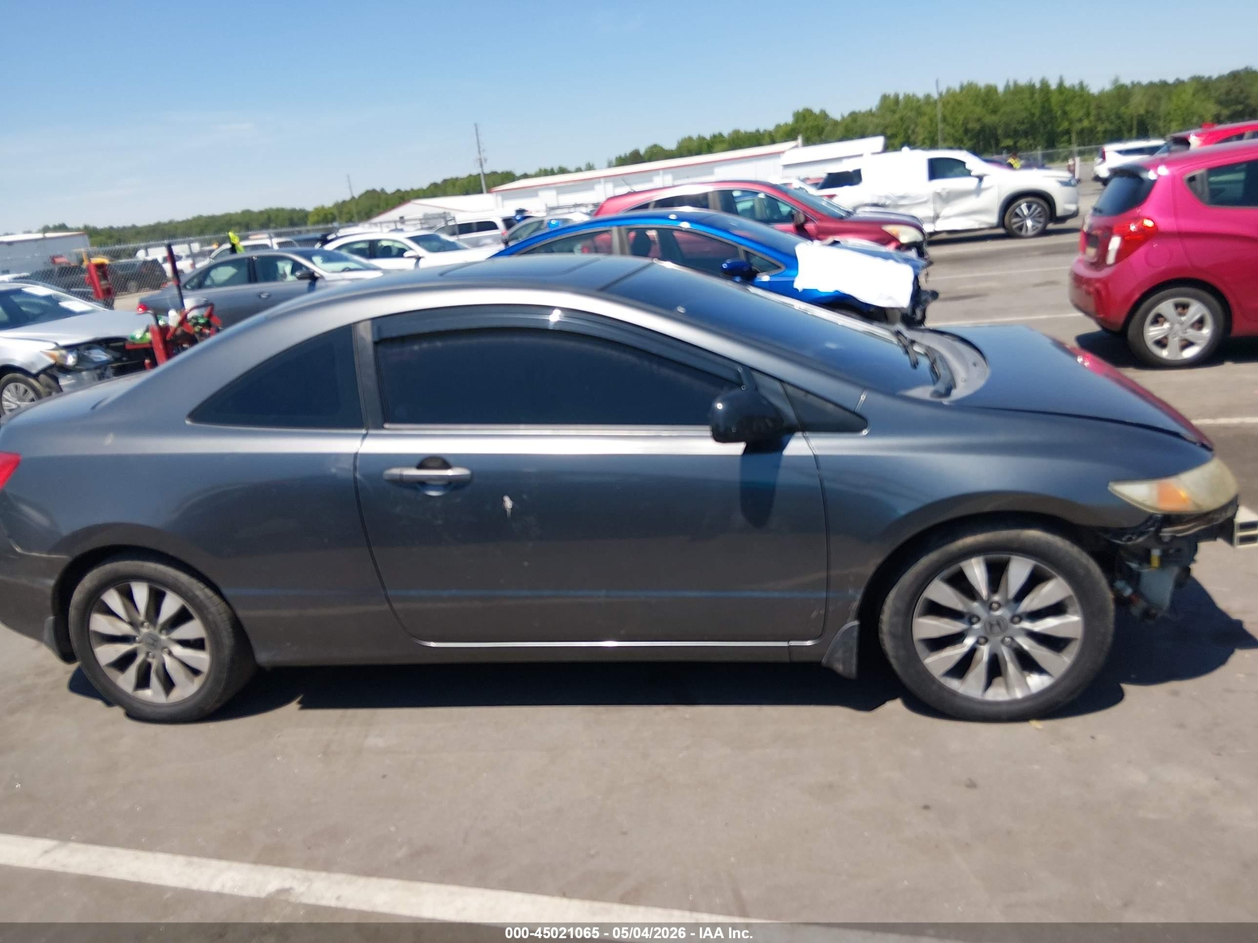 2010 Honda Civic Ex Серый vin: 2HGFG1B89AH500803