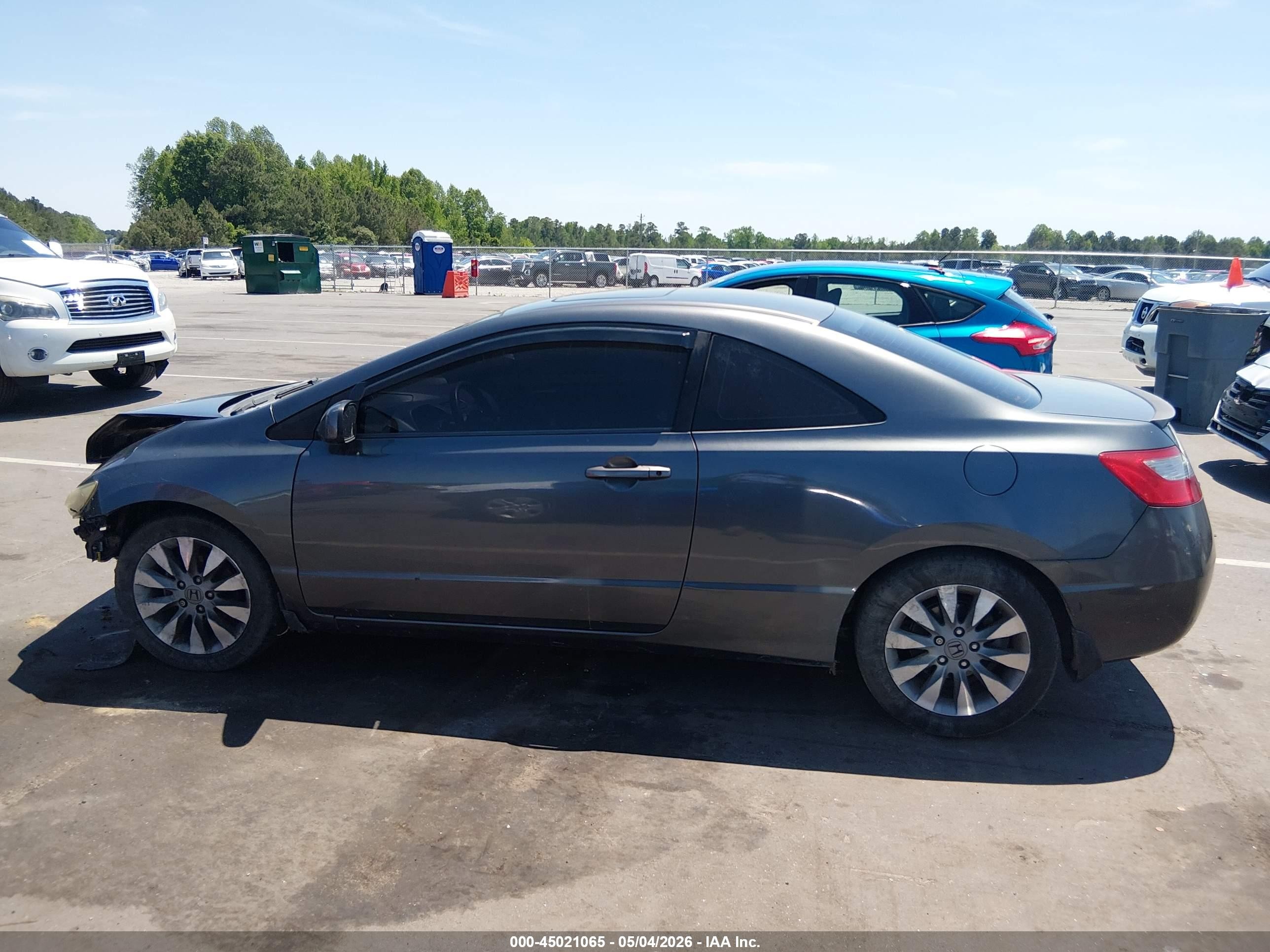 2010 Honda Civic Ex Серый vin: 2HGFG1B89AH500803