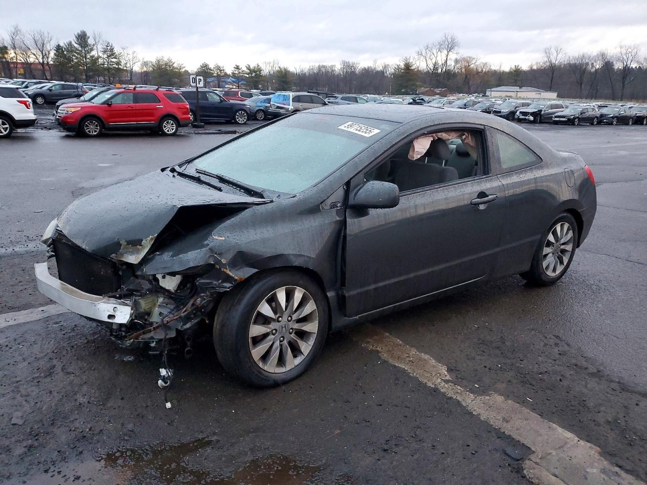 2010 Honda Civic Ex Gray vin: 2HGFG1B89AH509419