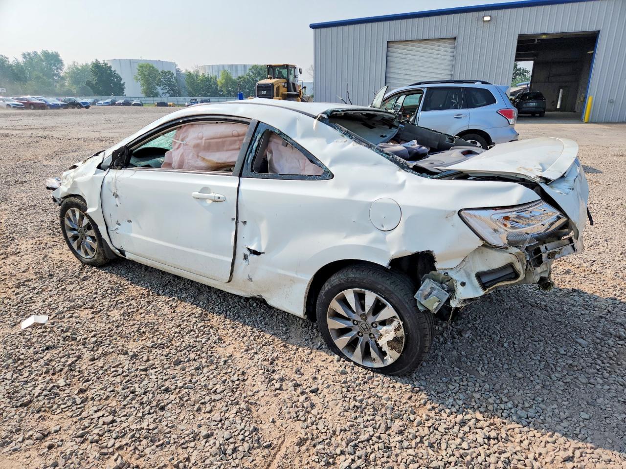 2011 Honda Civic Ex White vin: 2HGFG1B89BH510670