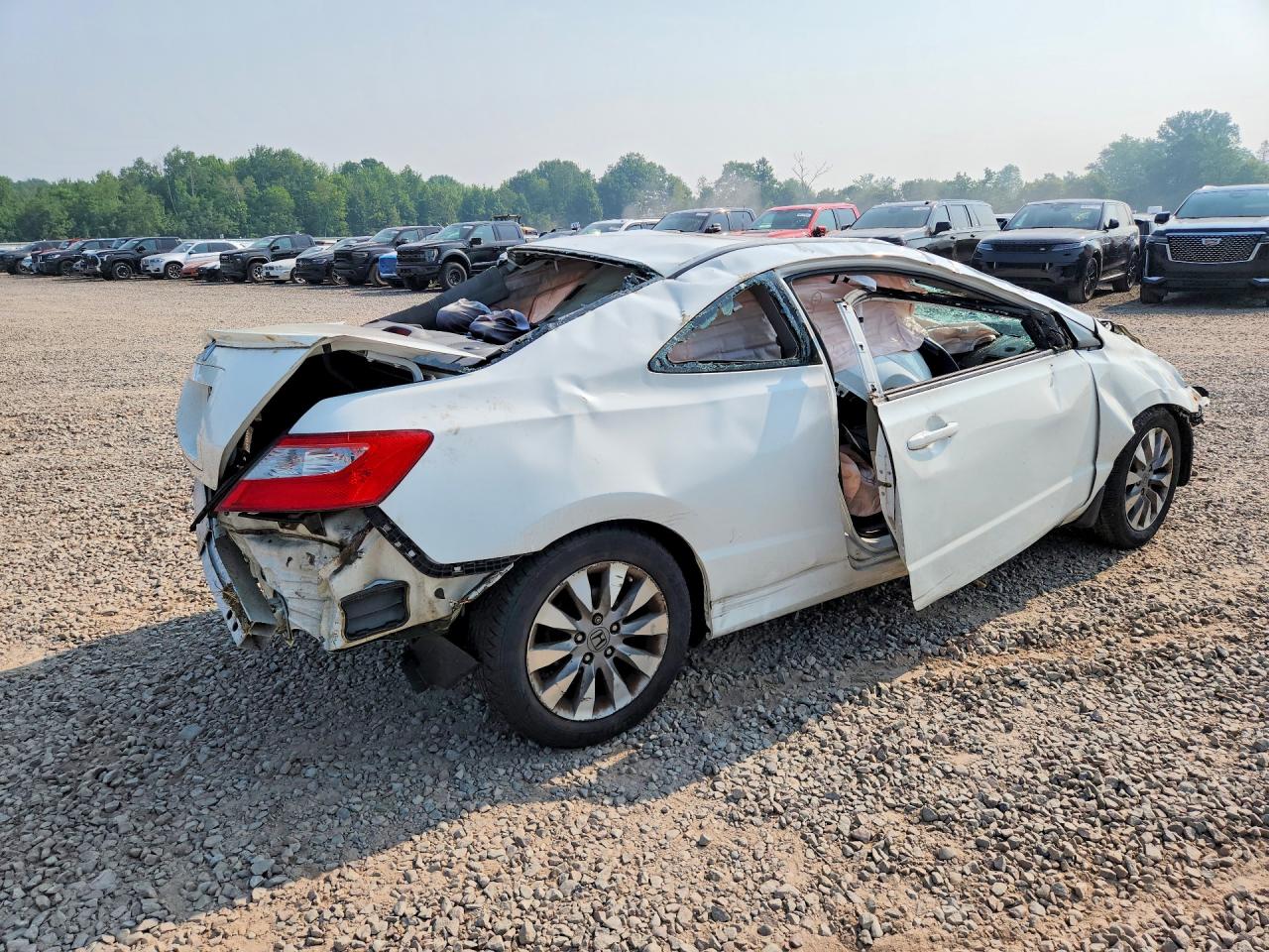 2011 Honda Civic Ex White vin: 2HGFG1B89BH510670