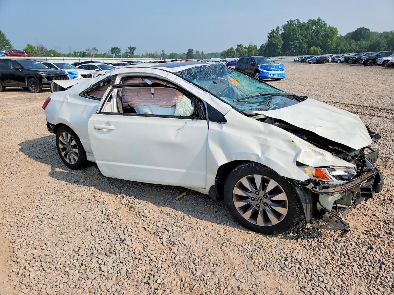 2011 Honda Civic Ex White vin: 2HGFG1B89BH510670