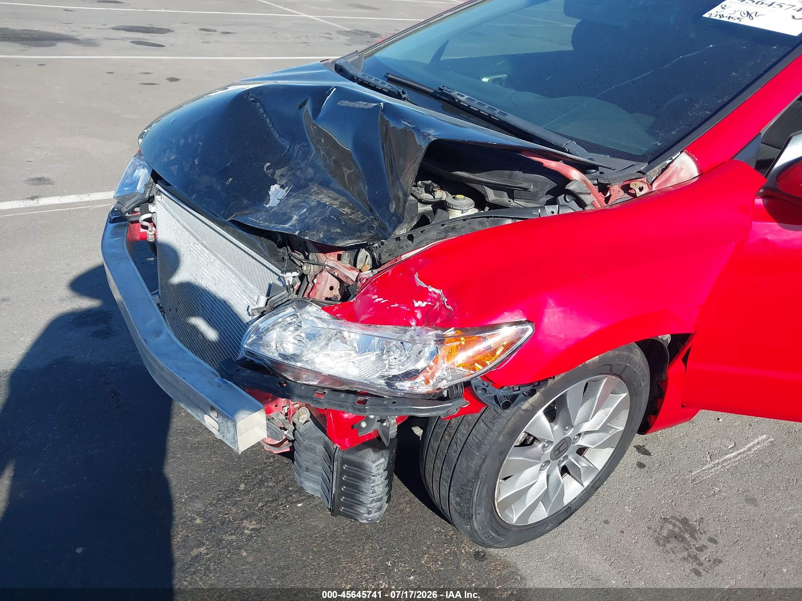 2011 Honda Civic Ex Red vin: 2HGFG1B89BH513990
