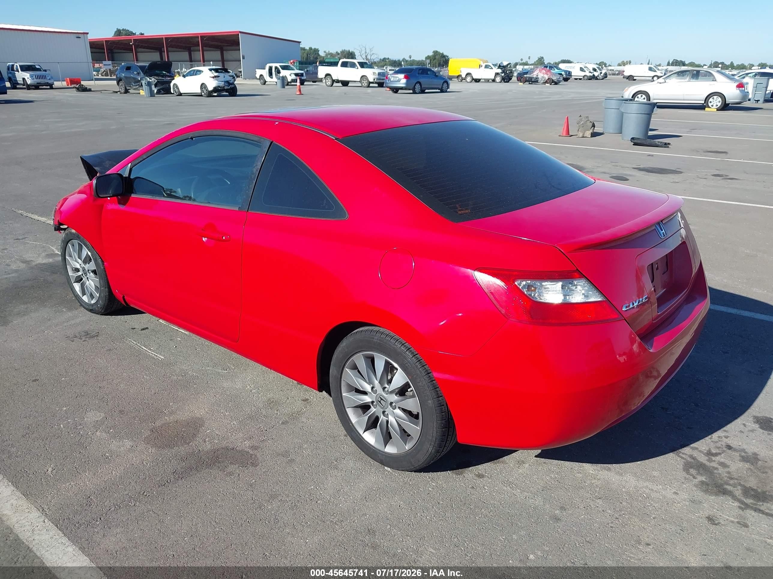 2011 Honda Civic Ex Red vin: 2HGFG1B89BH513990