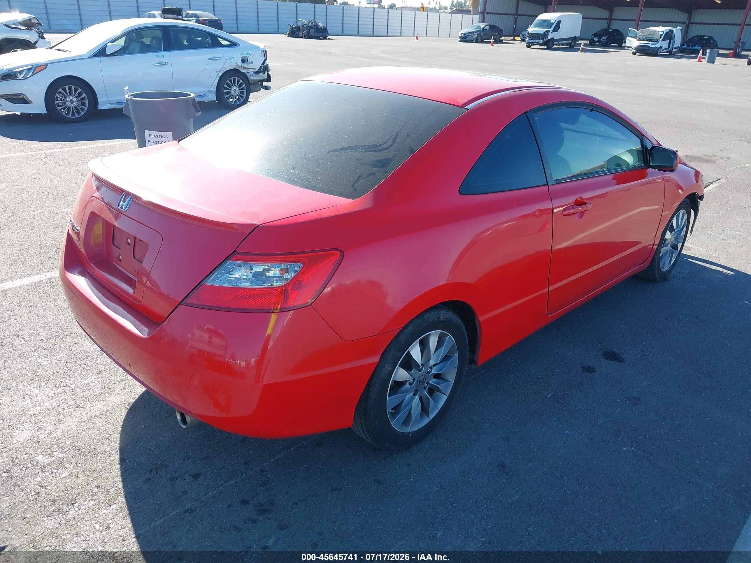 2011 Honda Civic Ex Red vin: 2HGFG1B89BH513990