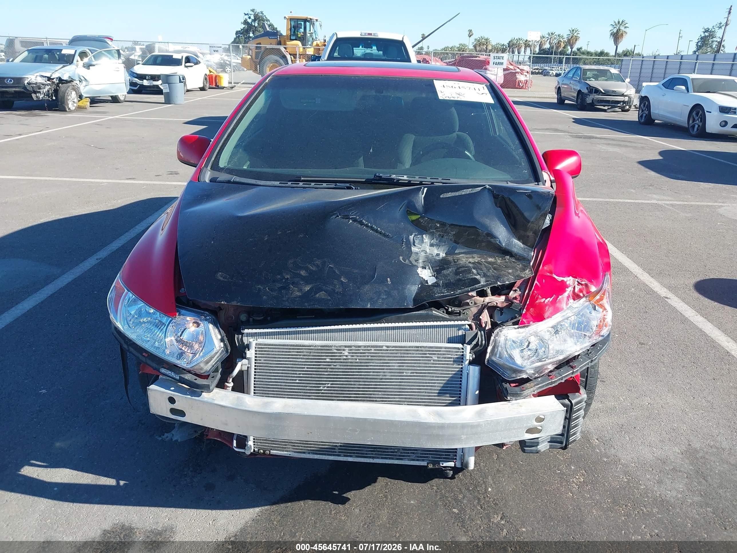 2011 Honda Civic Ex Red vin: 2HGFG1B89BH513990